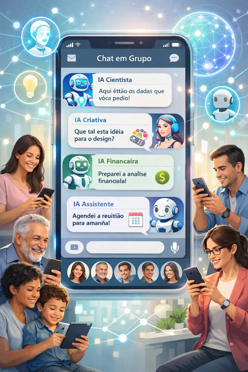 Baidu Wenxin estreia chat em grupo com múltiplas IAs e inaugura nova era de interação colaborativa