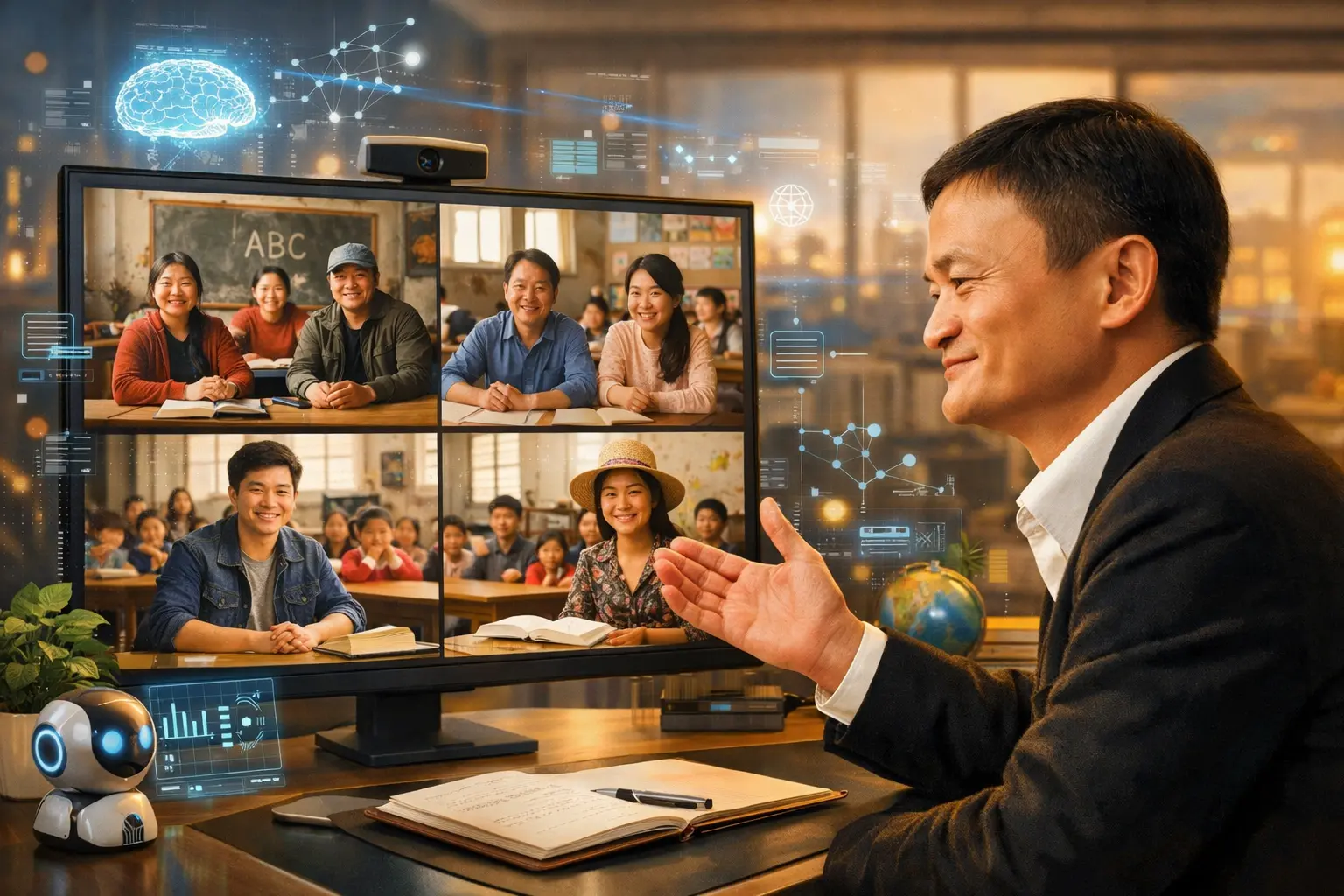 Jack Ma: na era da IA, o futuro da educação está em ensinar a fazer boas perguntas, não apenas dar respostas