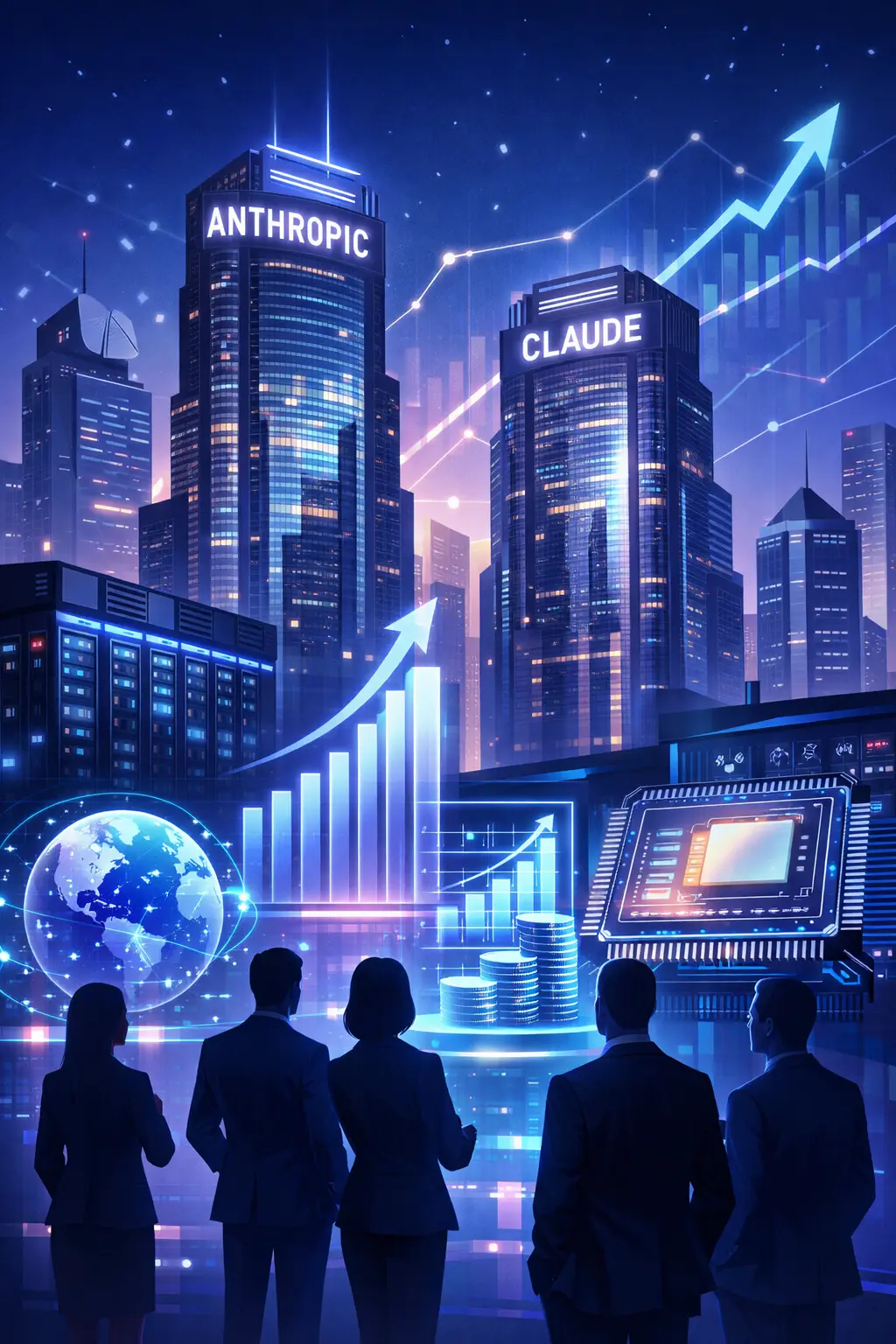 Anthropic mira US$ 20 bilhões em nova rodada e pode alcançar avaliação recorde de US$ 350 bilhões na corrida da IA