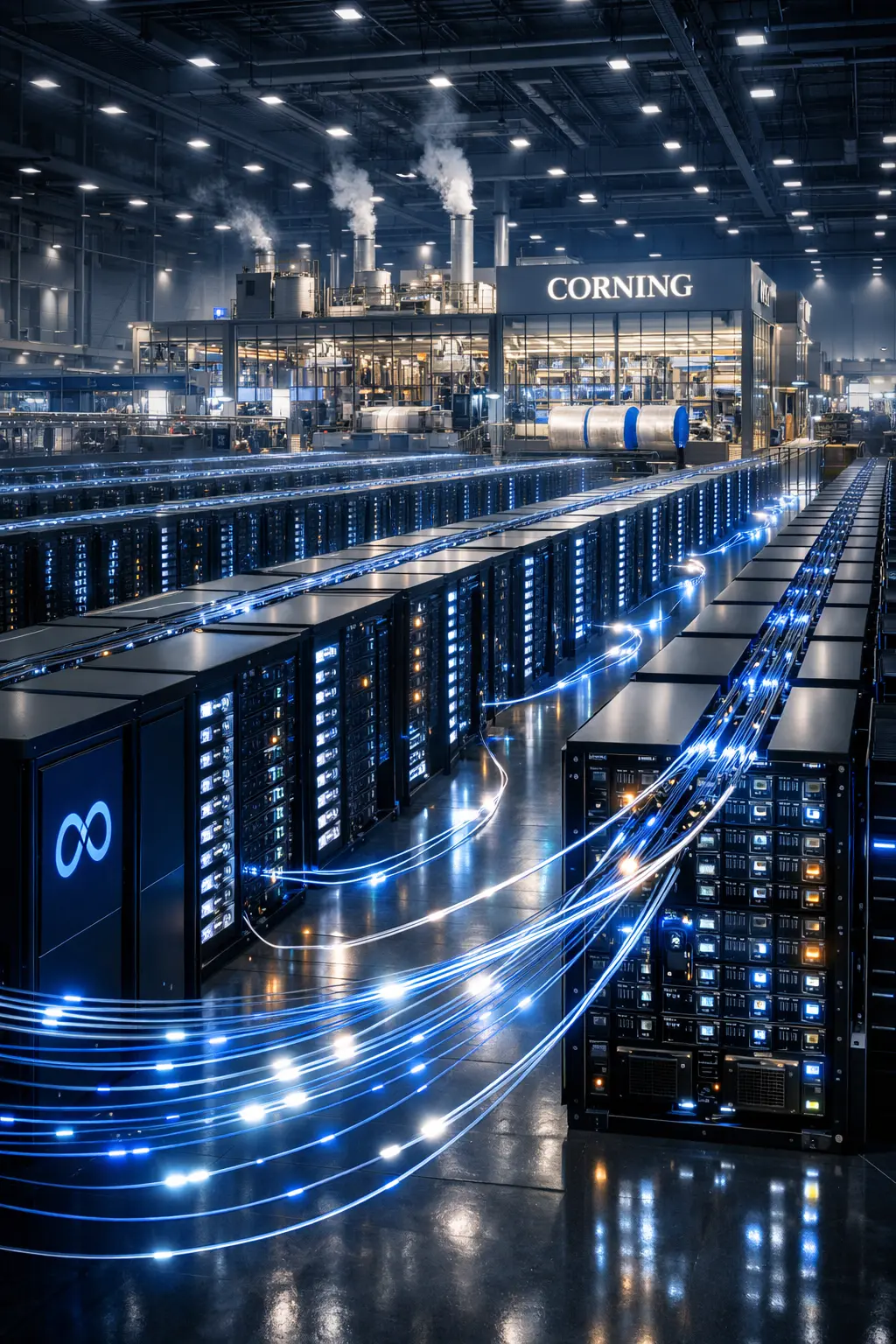 Meta aposta pesado em infraestrutura de IA e fecha acordo de até US$ 6 bilhões com a Corning para fibra óptica até 2030