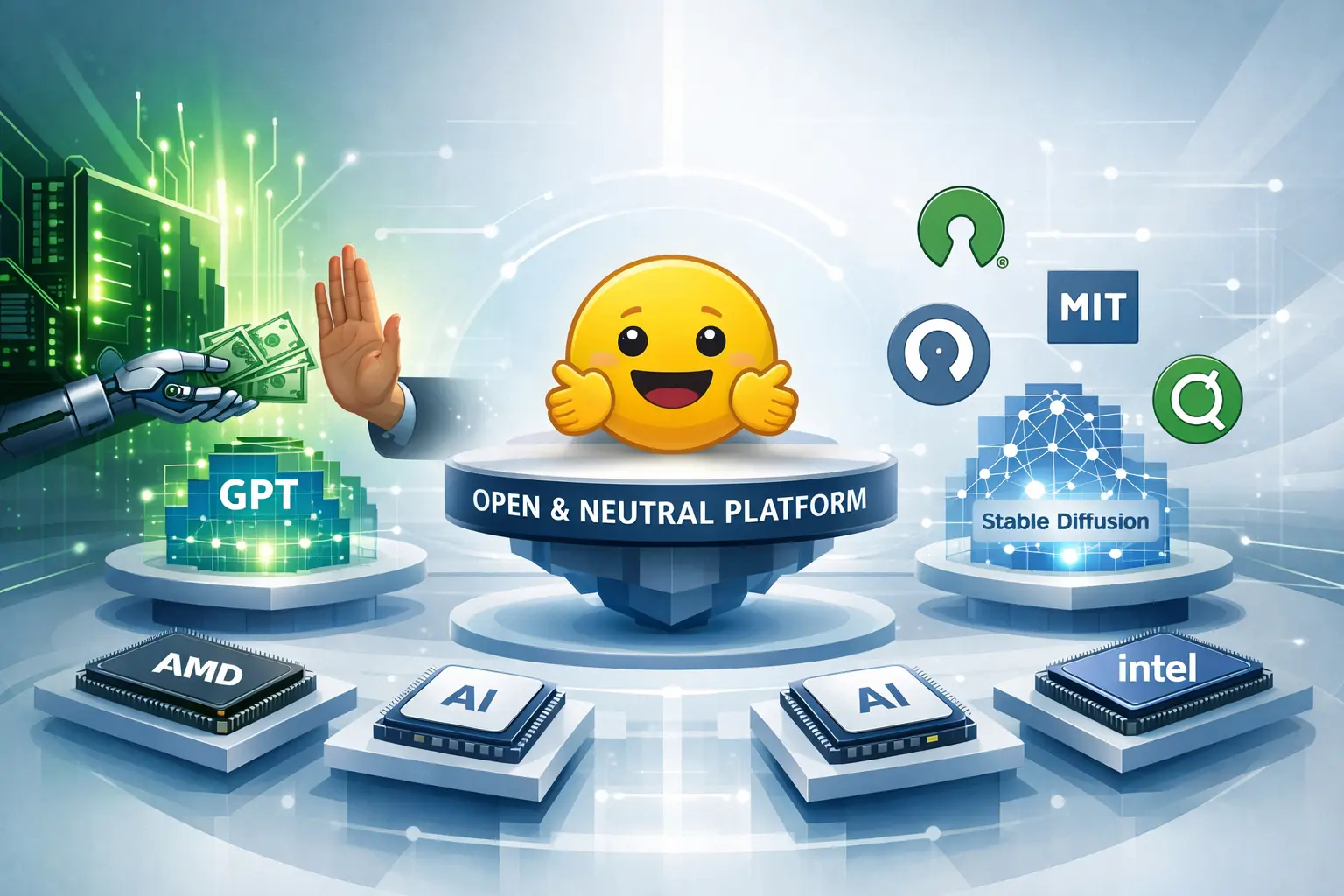 Hugging Face rejeita US$ 500 milhões da Nvidia para preservar a neutralidade do ecossistema open source de IA