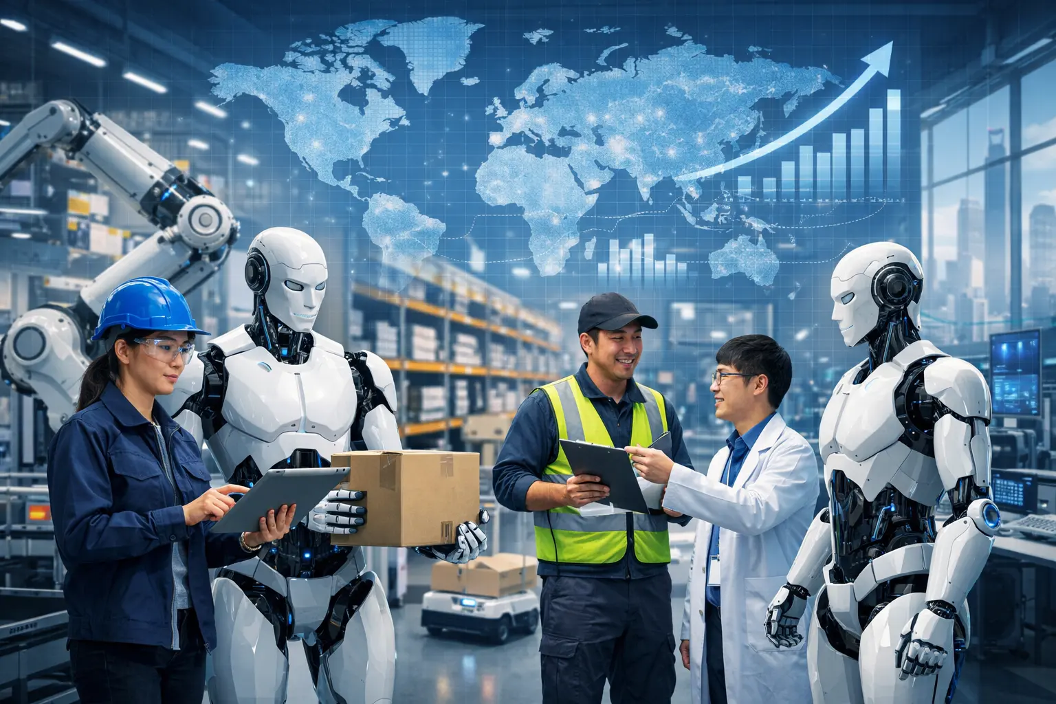 Zhiyuan lidera boom global de robôs humanoides com 39% do mercado e acelera a comercialização em escala mundial