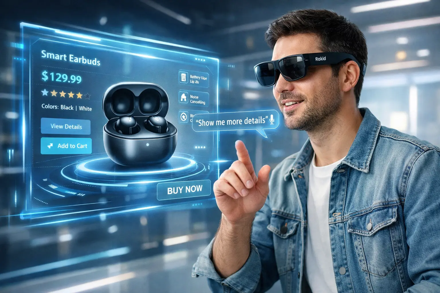 JoyGlance e Rokid Revolucionam Compras com Óculos Inteligentes e IA