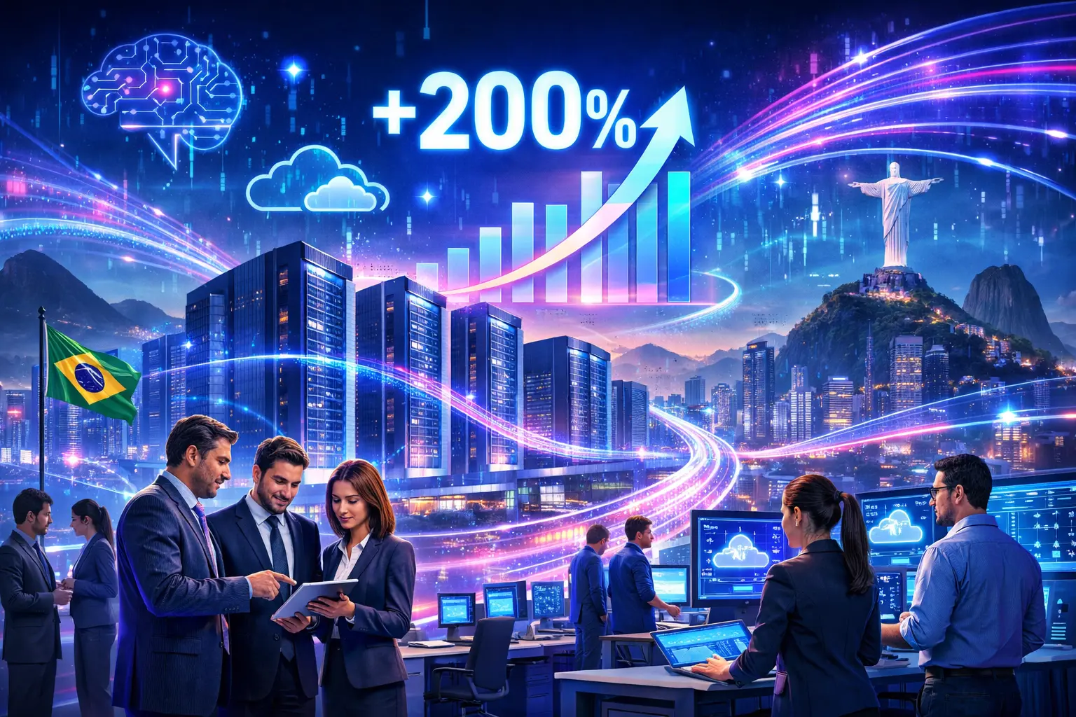 Baidu dobra aposta em IA e mira crescimento de 200% para liderar o mercado de nuvem até 2026