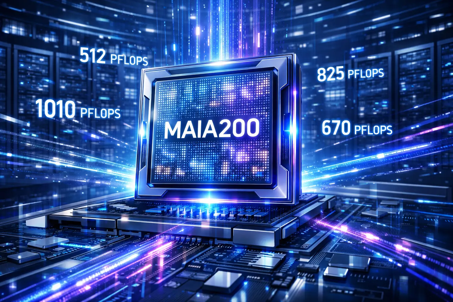 Microsoft lança o chip Maia200 e eleva a inferência de IA a nível de petaflops com menor custo energético