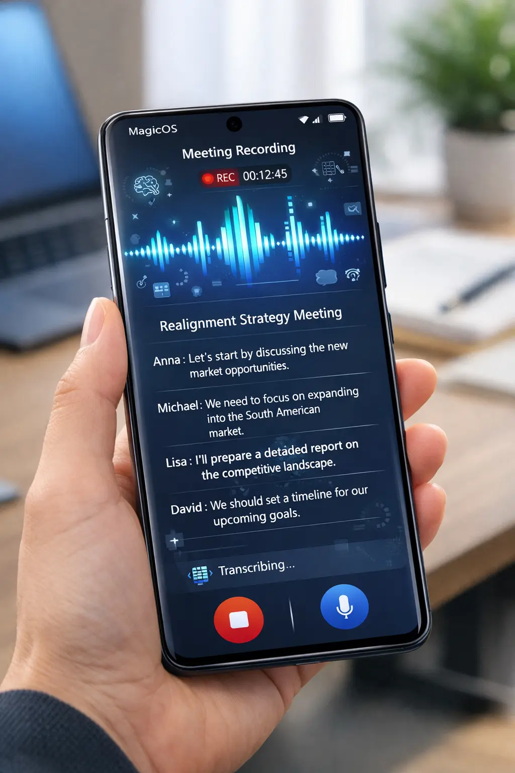 Plaud e Honor se unem para integrar IA nativa e automatizar atas de reuniões no Magic OS
