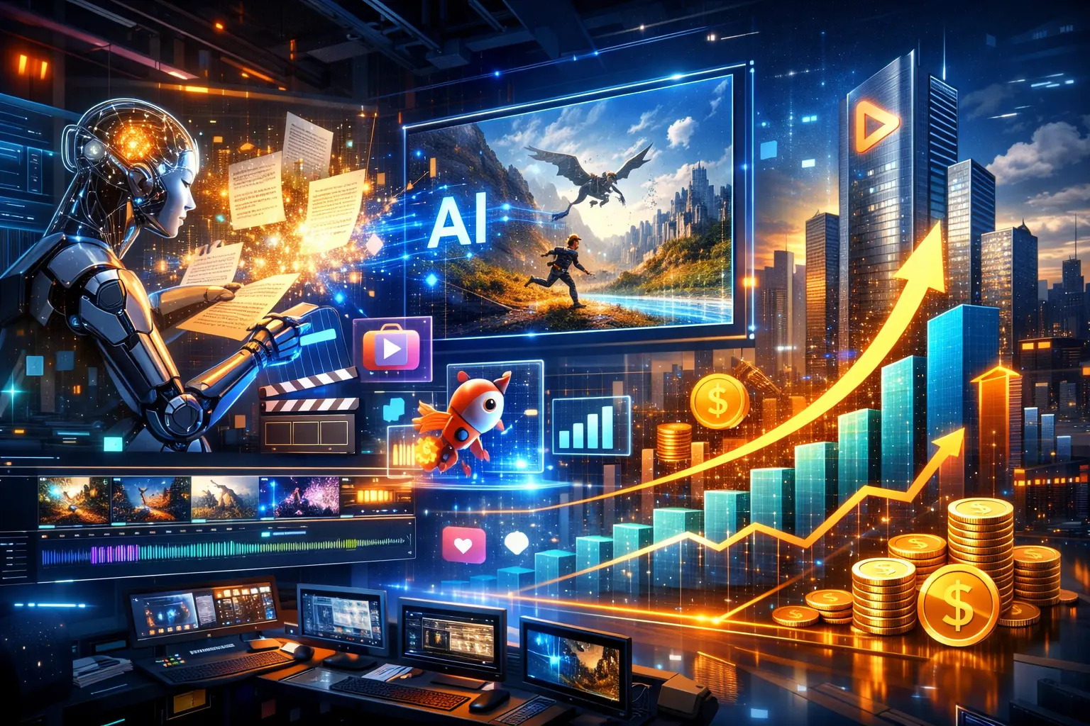 Yuewen se beneficia da revolução dos vídeos gerados por IA e impulsiona seu crescimento no mercado cinematográfico