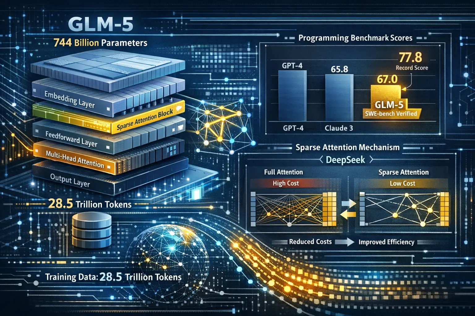 GLM-5 da Zhipu Revoluciona IA com 744 Bilhões de Parâmetros e Avanços Inéditos em 2026