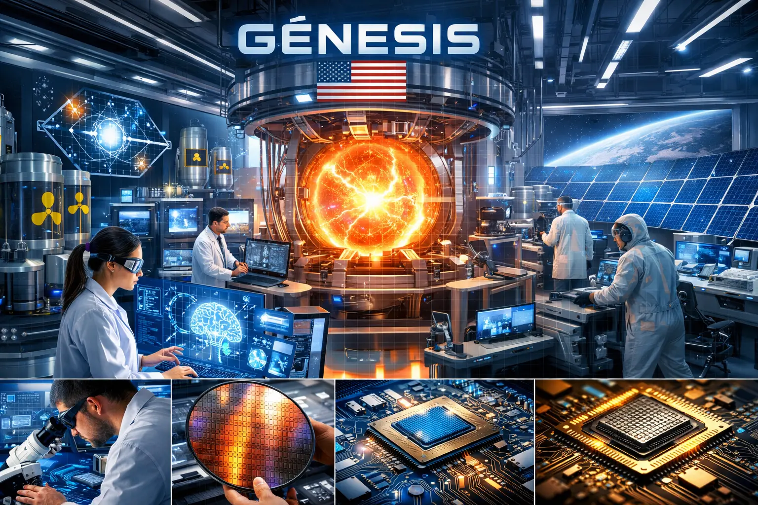EUA lançam Programa “Gênesis” para impulsionar IA, energia nuclear e liderança tecnológica global