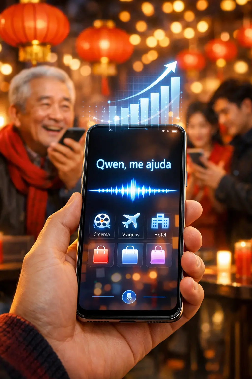 Qwen explode no Ano Novo Chinês: 130 milhões de usuários e 5 bilhões de pedidos em apenas 11 dias