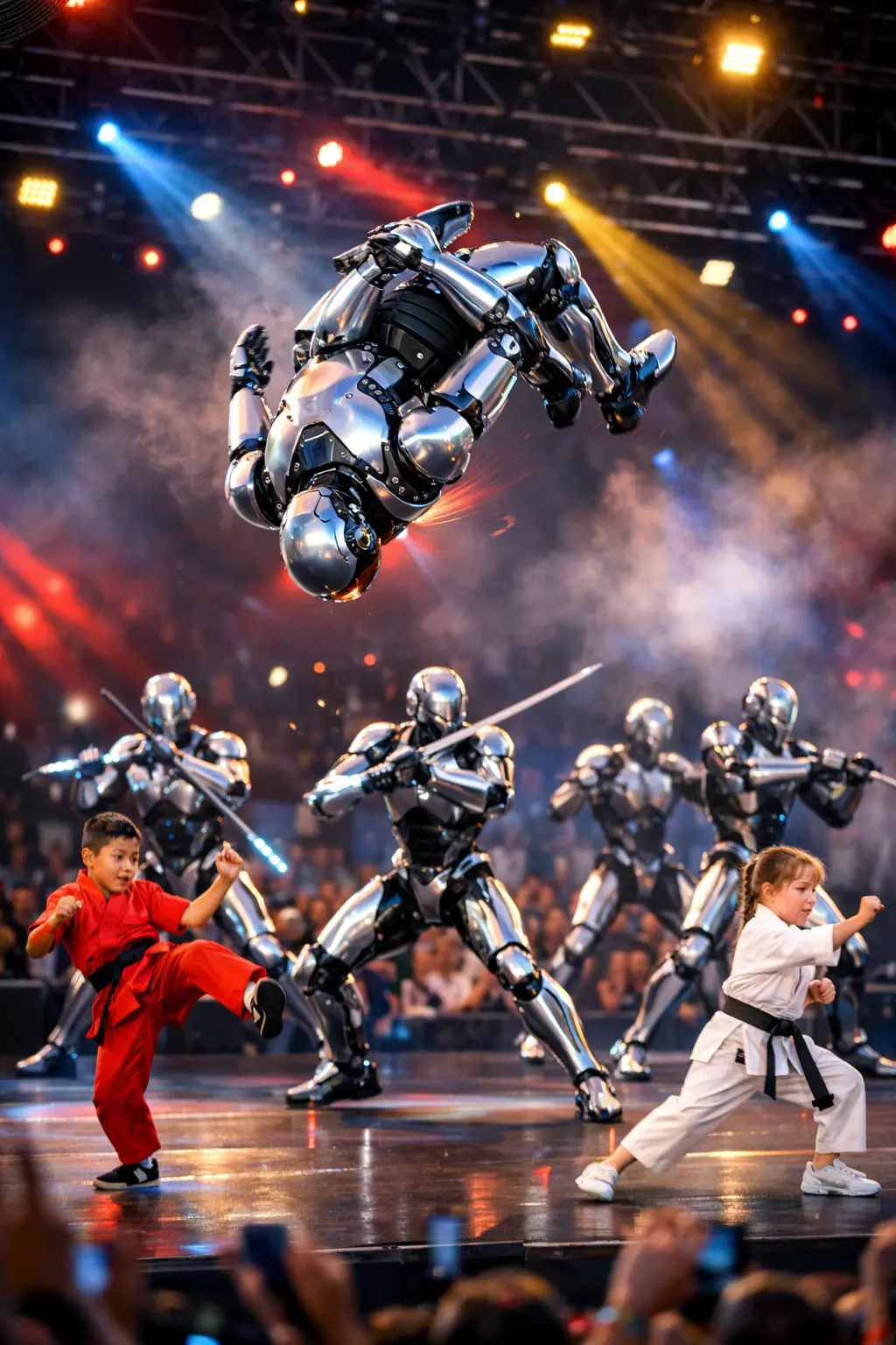 Robôs humanoides da Unitree impressionam no Festival da Primavera com saltos de 3 metros e recordes mundiais