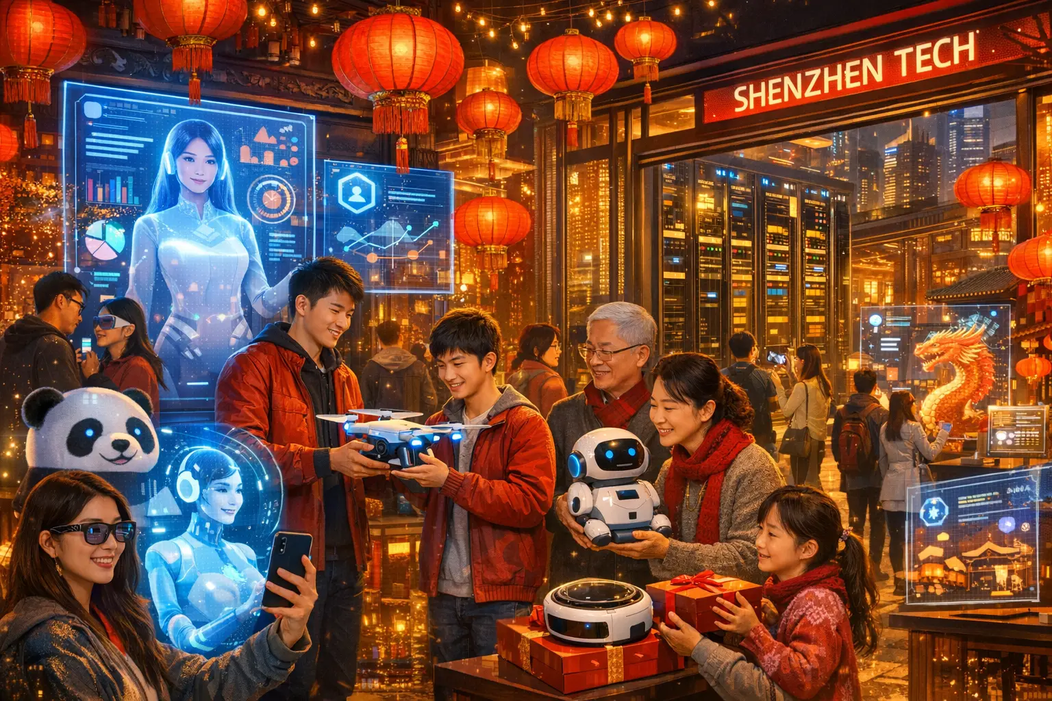 Ano Novo Chinês Impulsiona Explosão da IA: 10 Bilhões de Usos e a Nova Era da Celebração Digital