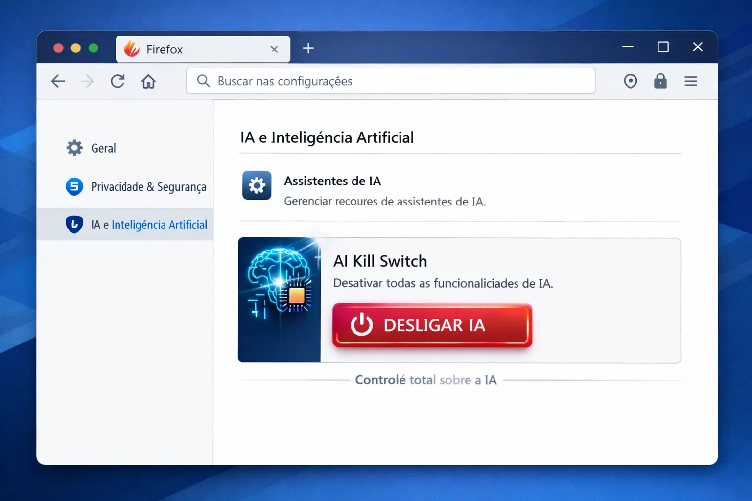 Firefox 148 Chega com Botão para Desligar IA e Encerra Suporte ao Windows 7 e 8