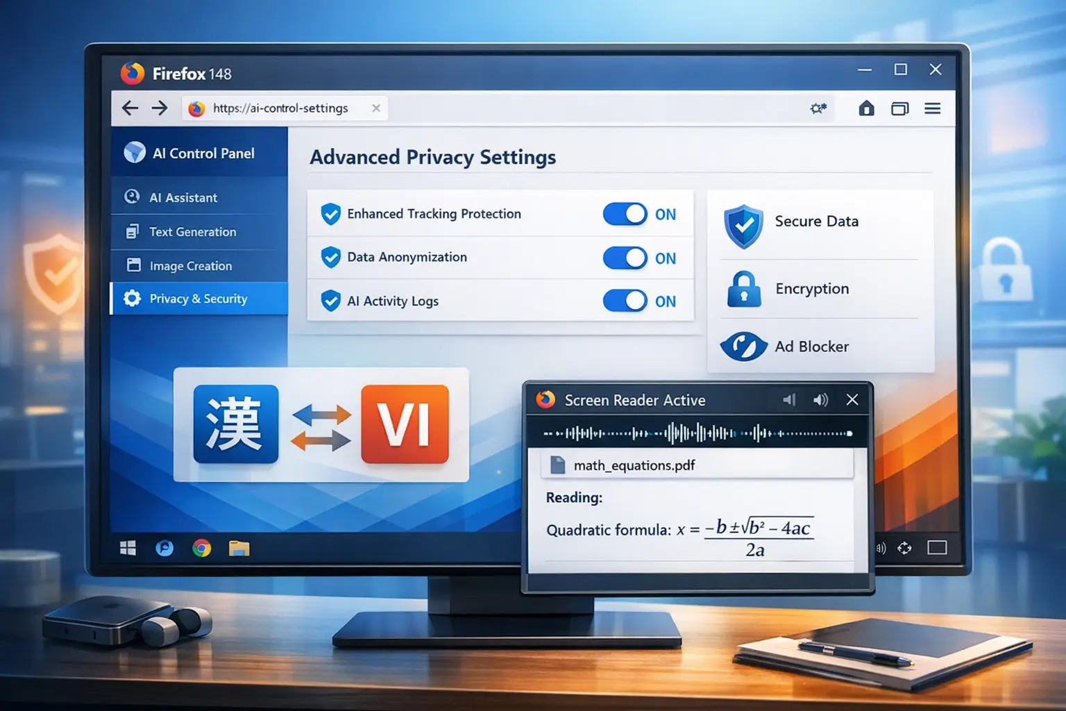 Firefox 148: Controle de IA, Privacidade Reforçada e Novidades para Acessibilidade