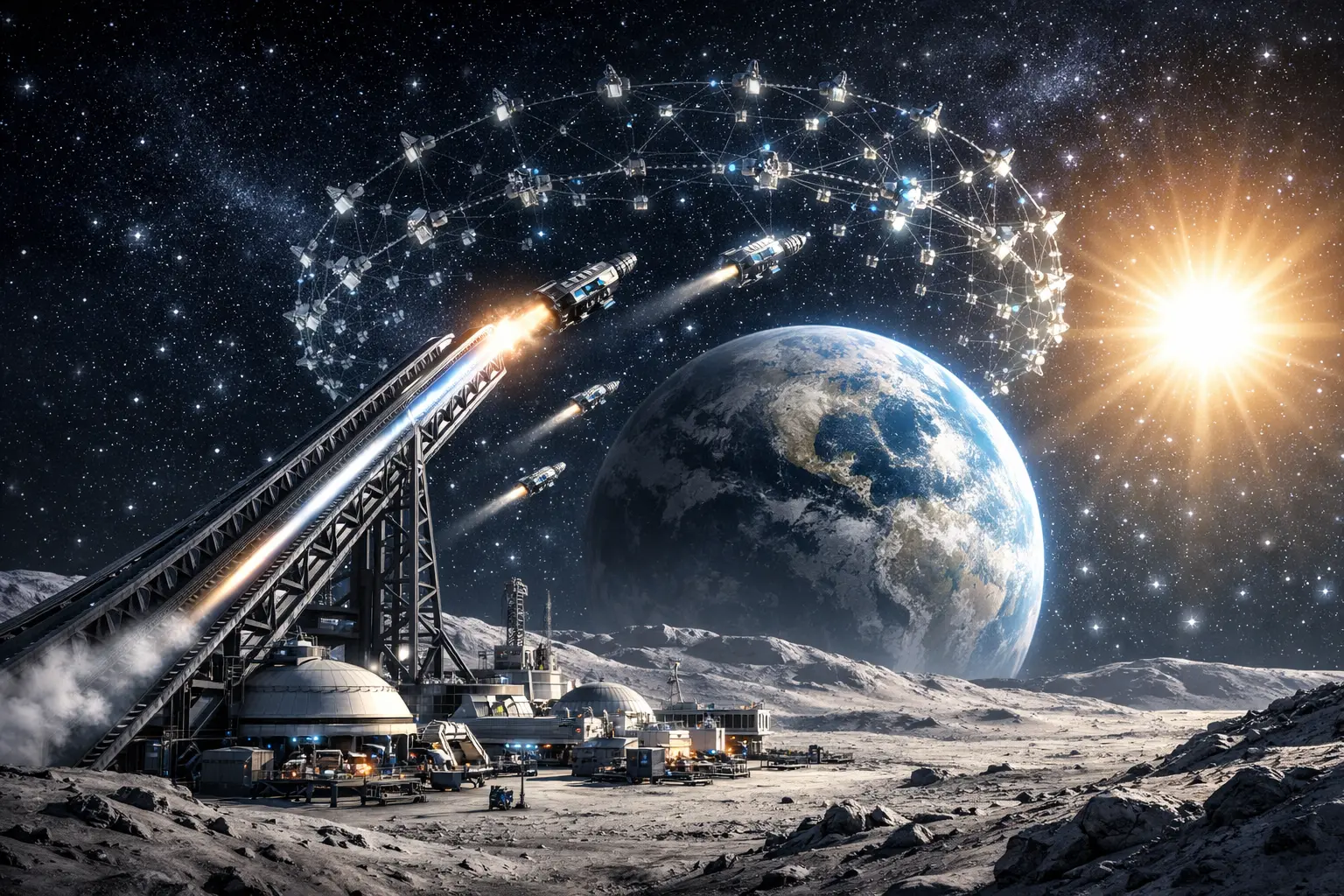 SpaceX Quer Levar Data Centers de IA à Lua e Criar uma Revolução Energética no Espaço