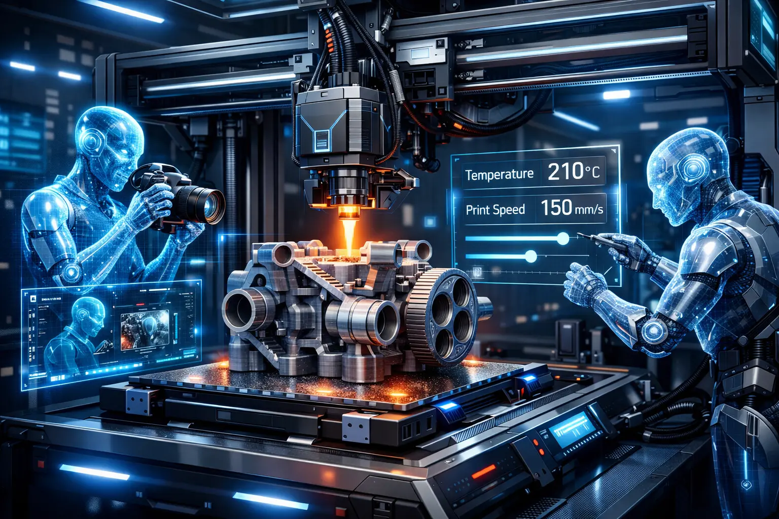 Impressão 3D Revolucionária: Sistema Inteligente Corrige Erros em Tempo Real e Aumenta a Resistência das Peças