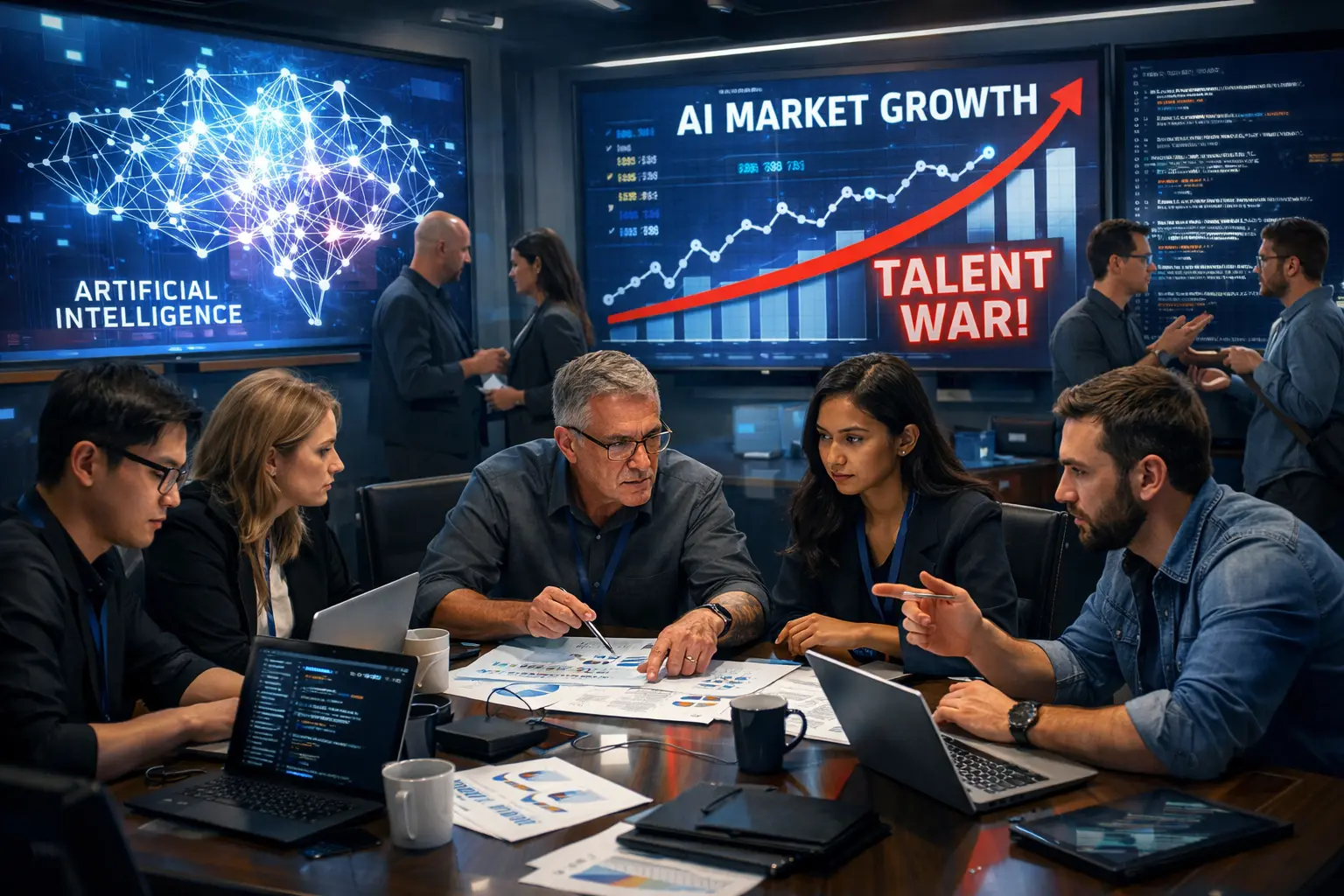 A Corrida por Talentos em IA: Salários Altos e Oportunidades Crescentes em 2026