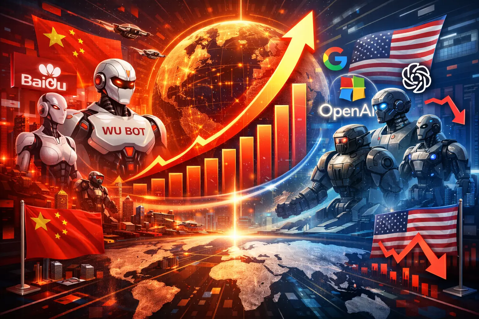 Modelos de IA Chineses Superam os Americanos e Revolucionam o Cenário Global de Tecnologia