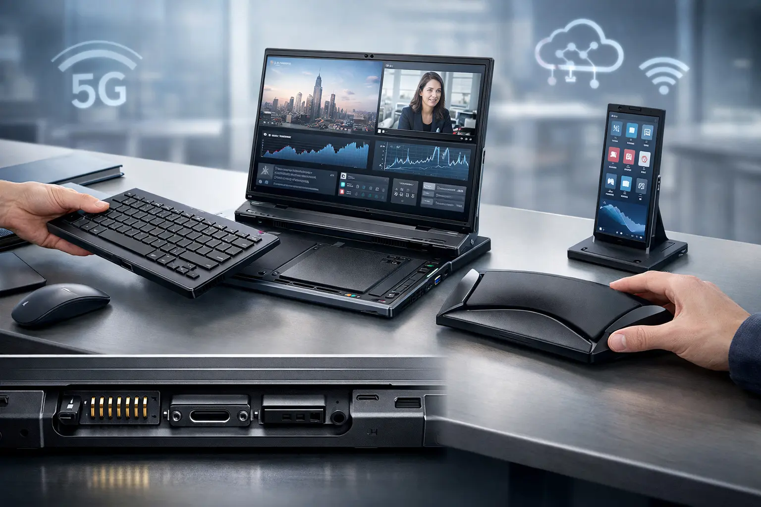 Lenovo Apresenta ThinkBook Modular AI PC no MWC e Reinventa o Notebook com Design Modular e Duas Telas