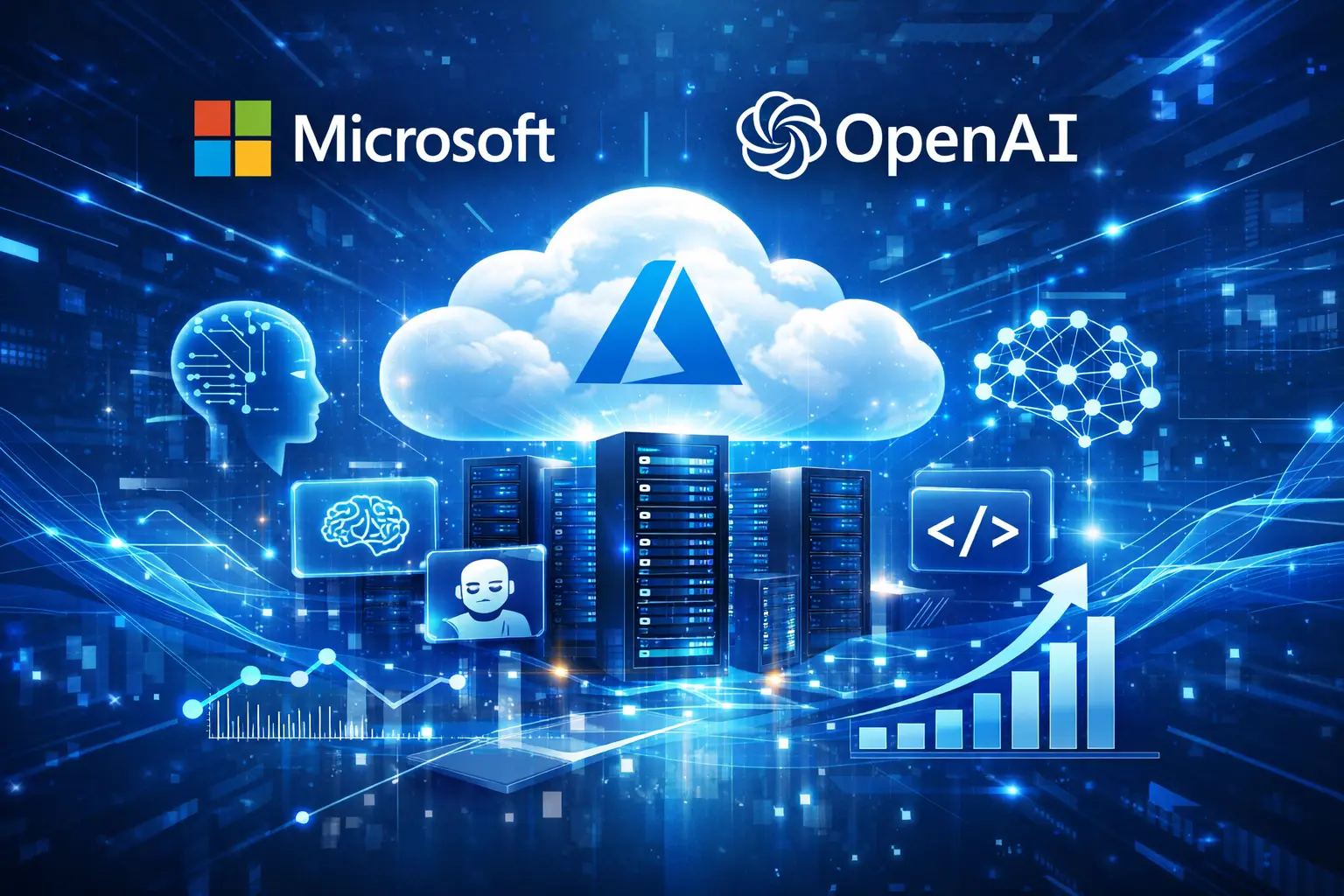 Microsoft Reafirma Parceria Exclusiva com OpenAI e Consolida o Azure como Plataforma de Nuvem Principal