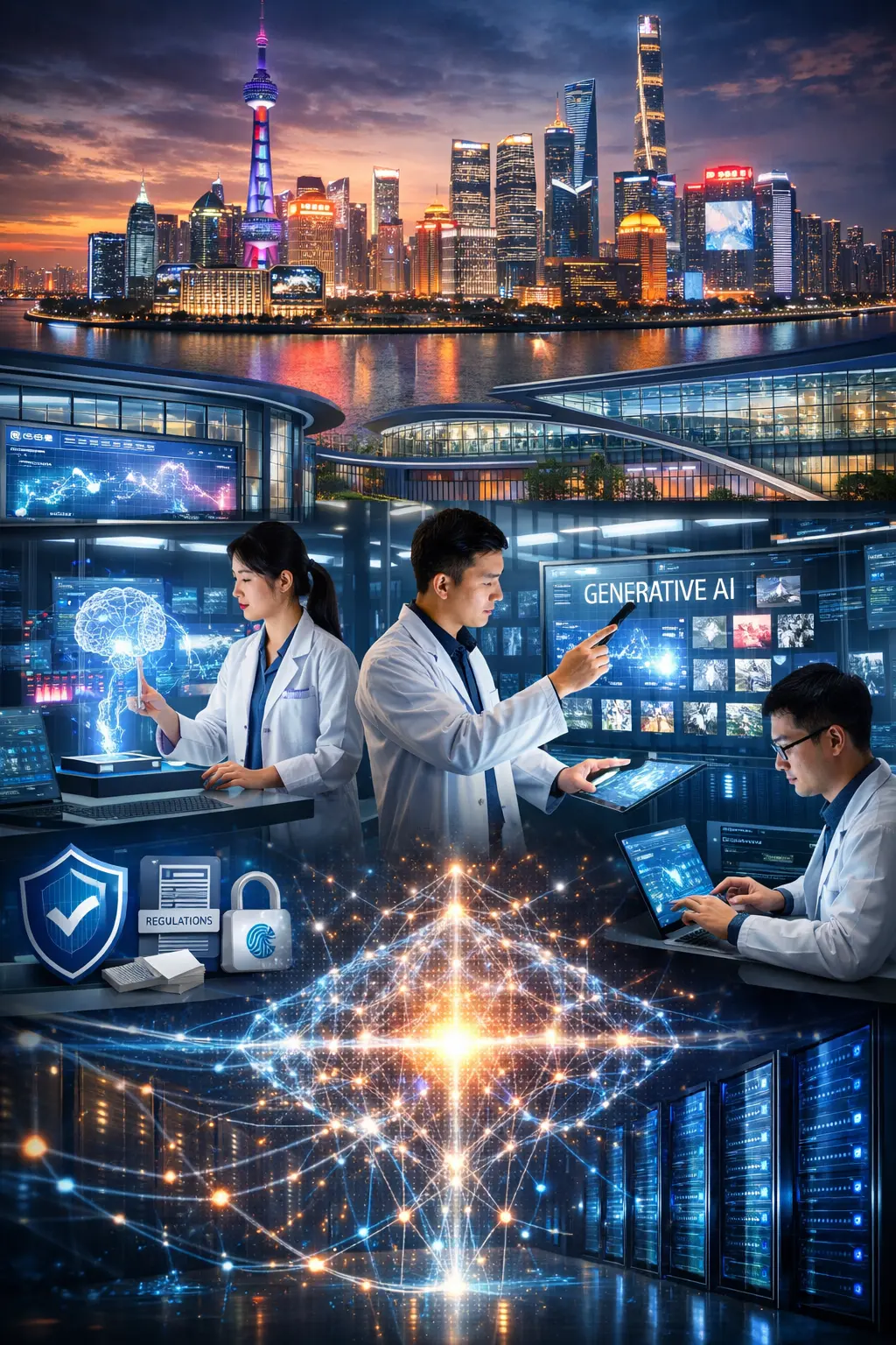 Xangai Fortalece Liderança em Regulação e Inovação com Novos Serviços de IA Generativa