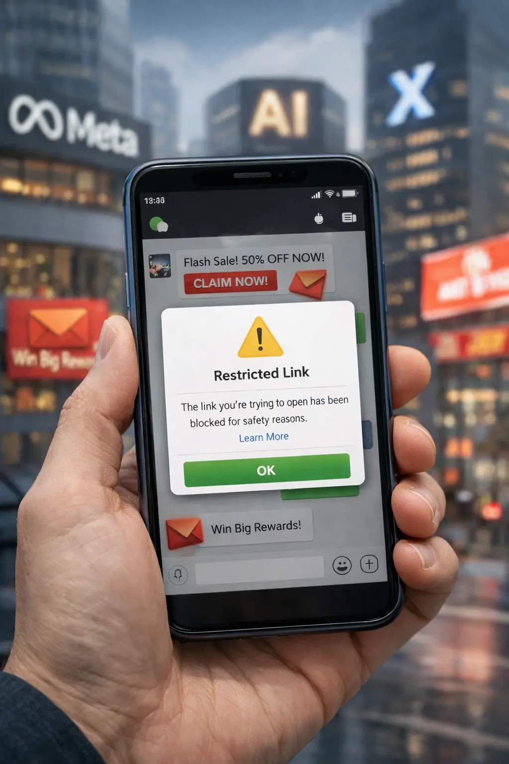 Baidu enfrenta bloqueio de links no WeChat durante campanha de Ano Novo Chinês, destacando a crescente regulamentação digital