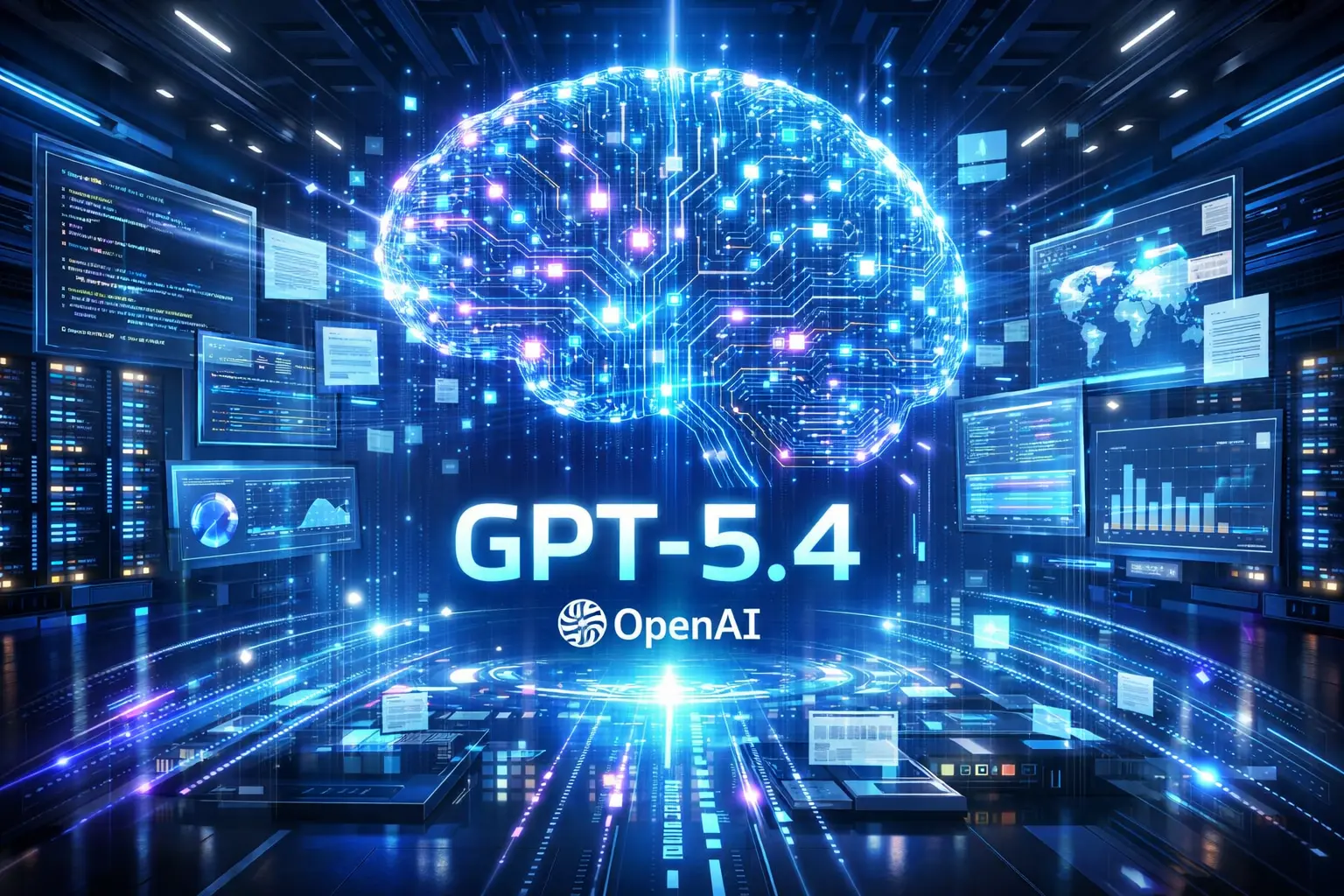 OpenAI lança GPT-5.4 com até 1 milhão de tokens, mais precisão e desempenho recorde para tarefas profissionais