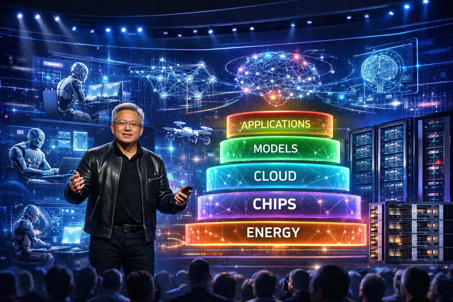 Jensen Huang revela nova era da IA: agentes inteligentes e OpenClaw impulsionam revolução tecnológica global