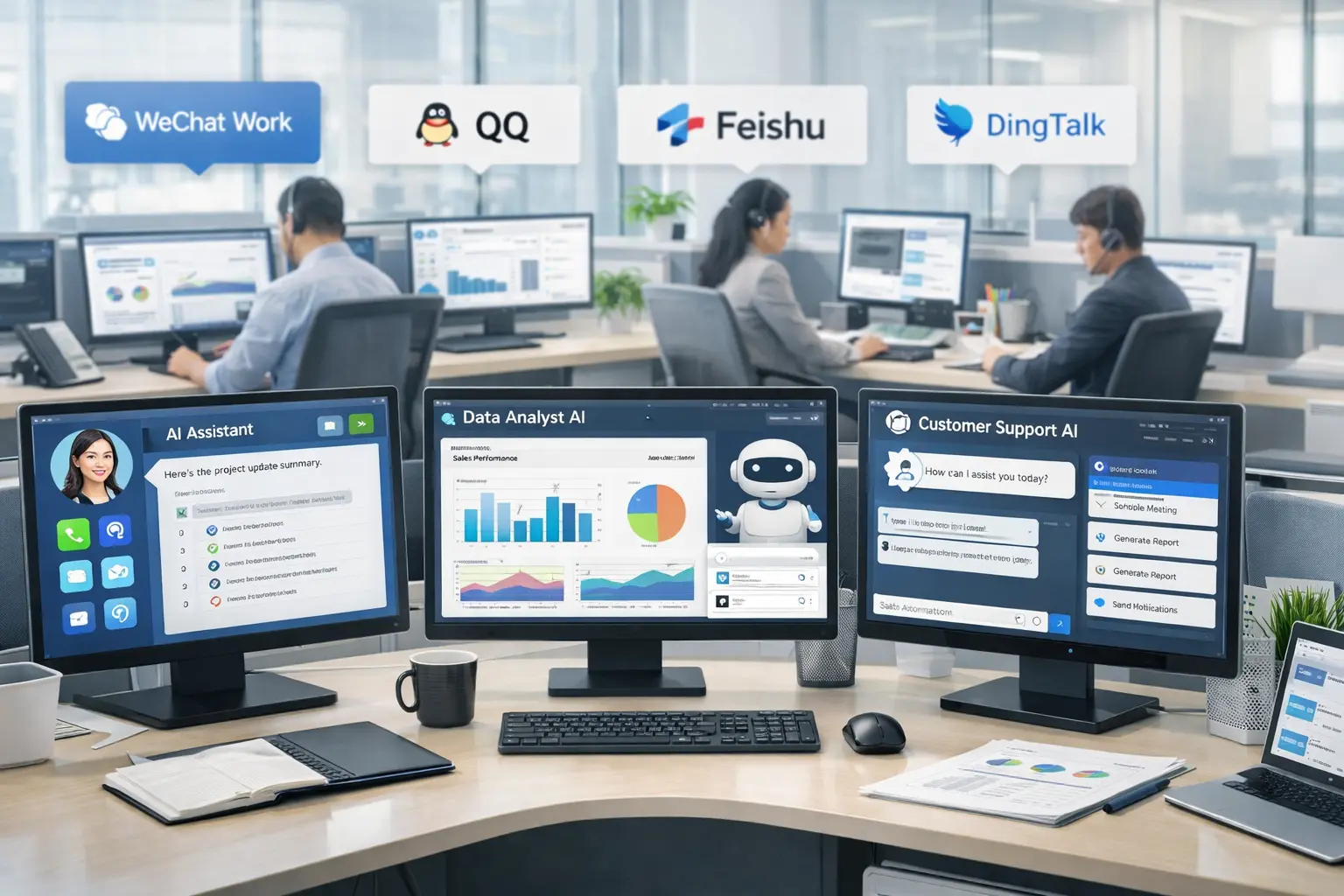 Tencent lança WorkBuddy: IA de desktop que aumenta produtividade e controla múltiplas tarefas simultâneas