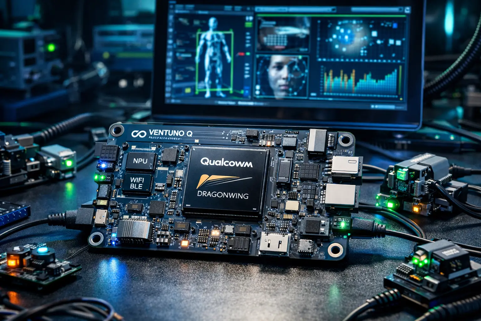 Arduino celebra 21 anos com VENTUNO Q: novo computador de placa única leva IA de borda e robótica a outro nível