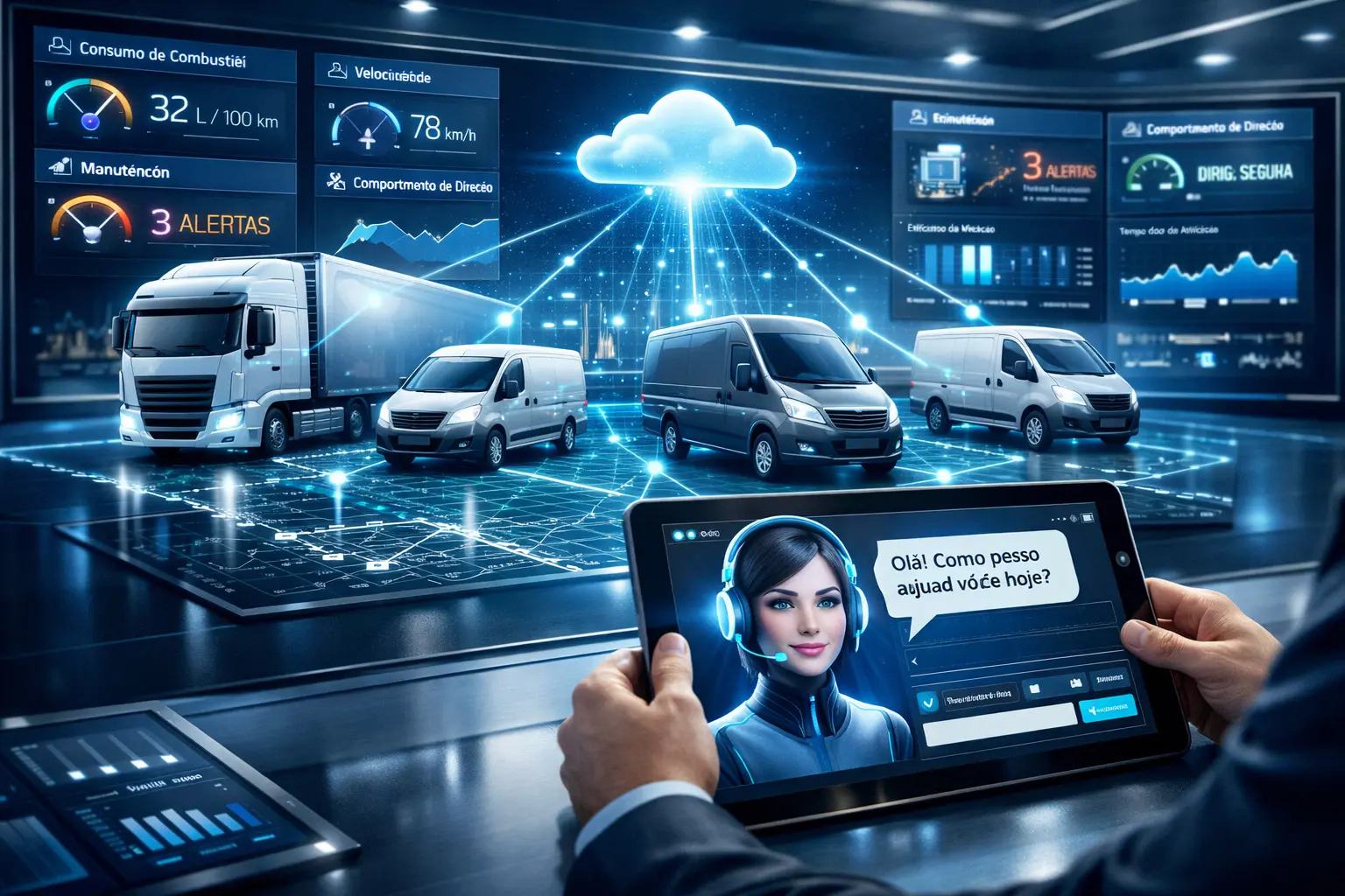 Ford lança Ford Pro AI para transformar dados de veículos em decisões inteligentes na gestão de frotas