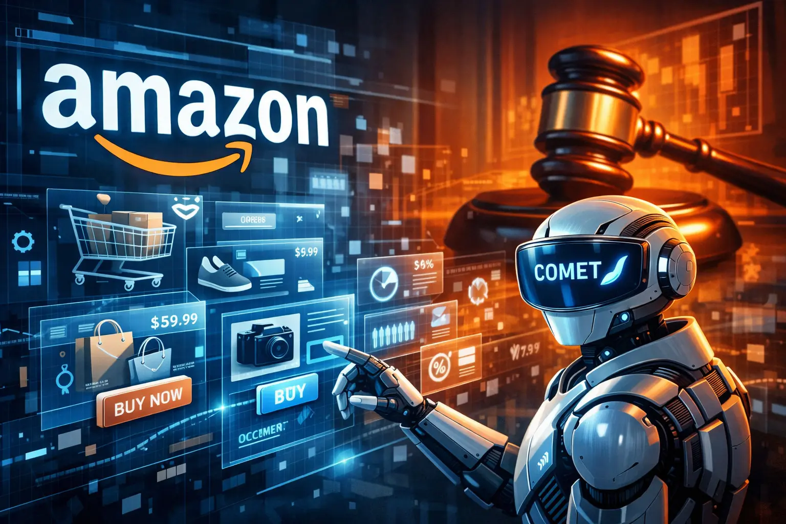 Amazon vence ação contra startup de IA Perplexity e tribunal restringe agente de compras automatizado Comet