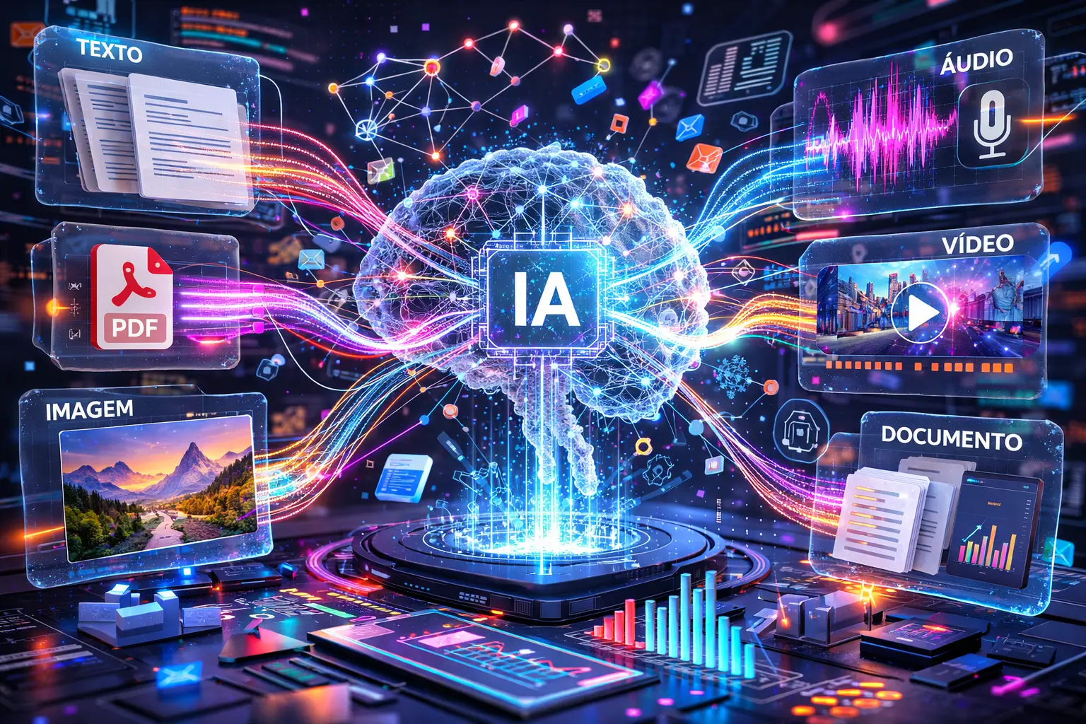 Google lança Gemini Embedding2: novo modelo multimodal que permite à IA entender texto, imagem, áudio e vídeo juntos