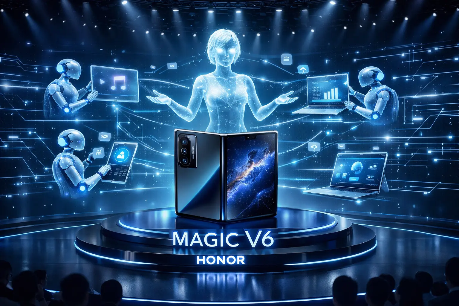 Honor apresenta Magic V6 e aposta no “Universo da Lagosta” para levar agentes de IA que executam tarefas entre dispositivos