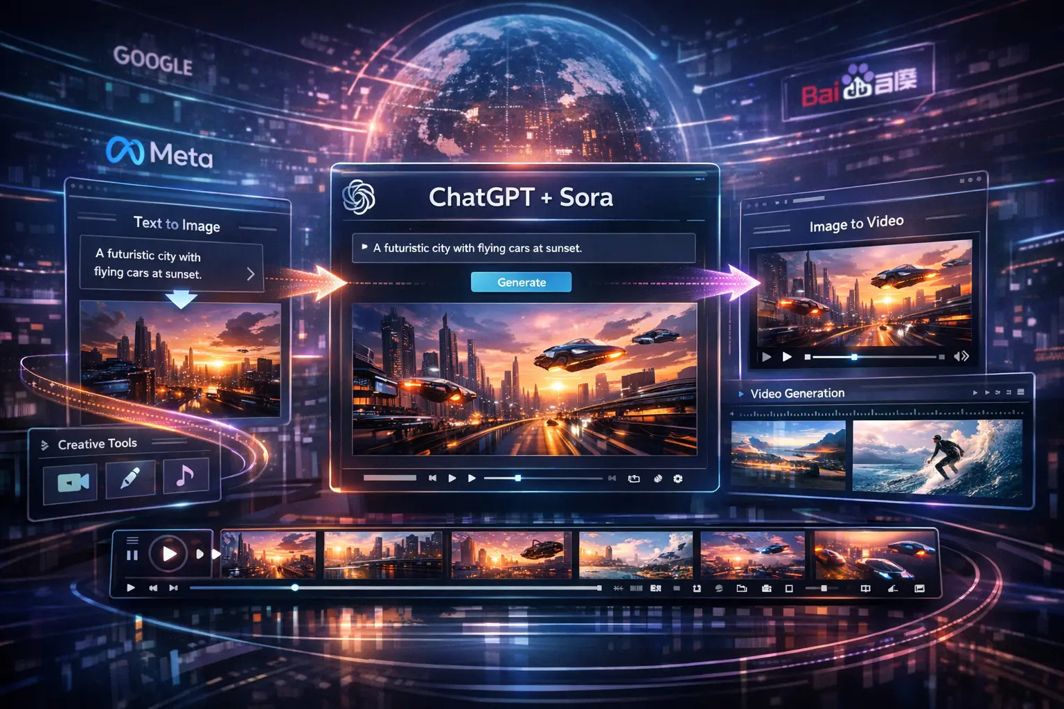 OpenAI planeja integrar o gerador de vídeos Sora ao ChatGPT para criar um super aplicativo de IA multimodal