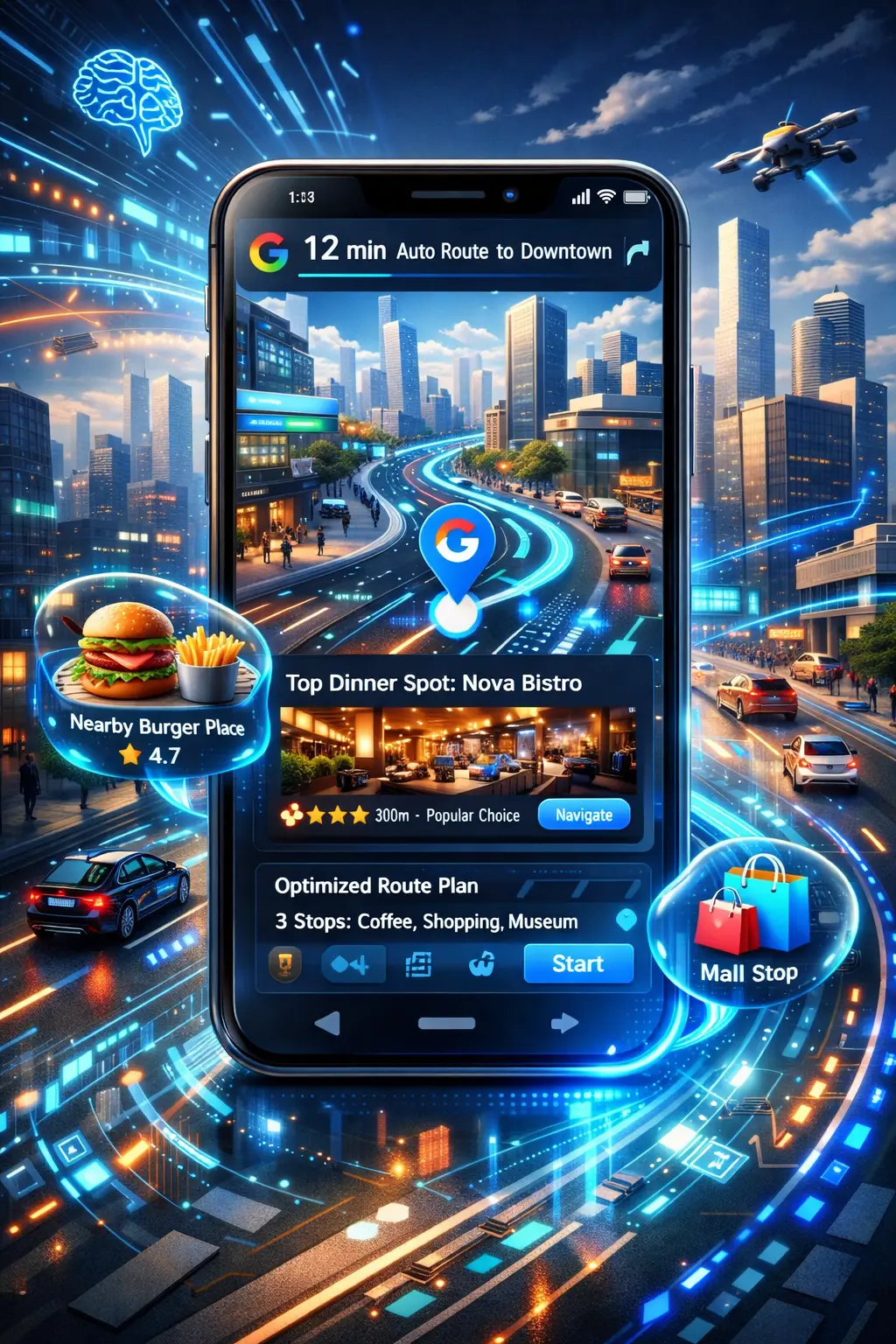 Google Maps entra na era da IA: Gemini traz “Ask Maps” e navegação imersiva em 3D para revolucionar o app