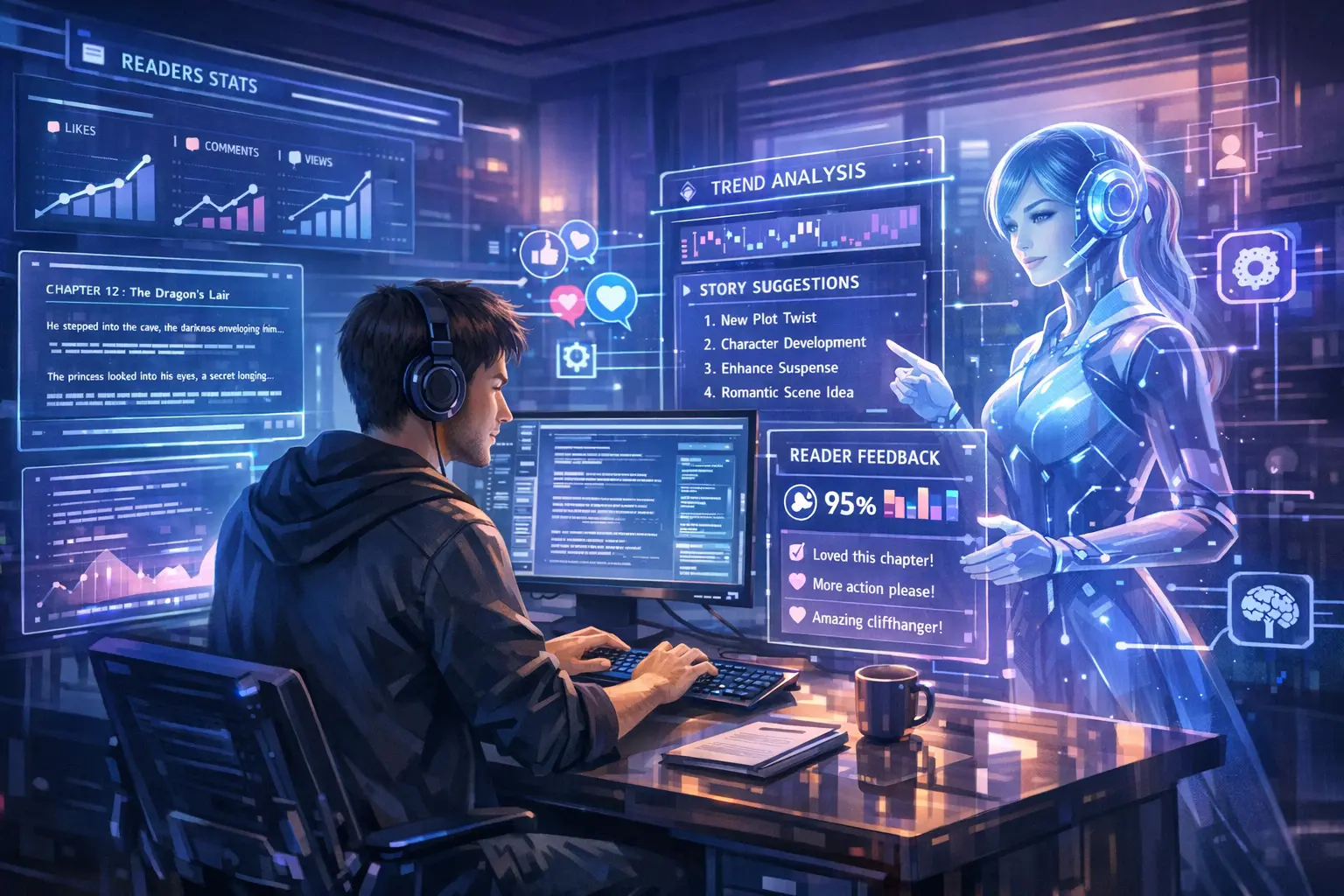 Yuewen lança Claw: a nova IA que analisa leitores, tendências e ajuda escritores de webnovels a criar histórias melhores