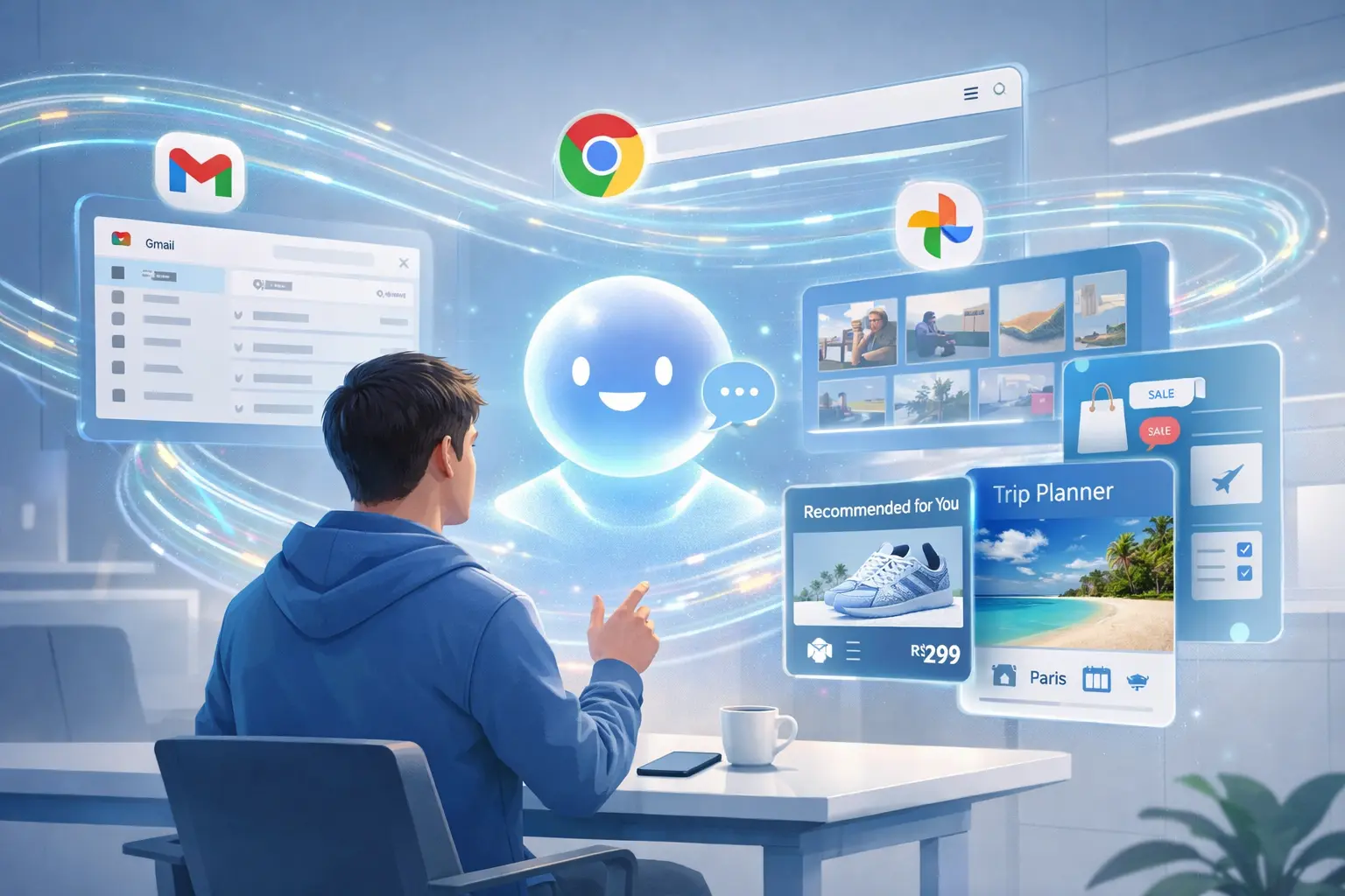 Google libera Inteligência Pessoal do Gemini gratuitamente e transforma IA em assistente do dia a dia