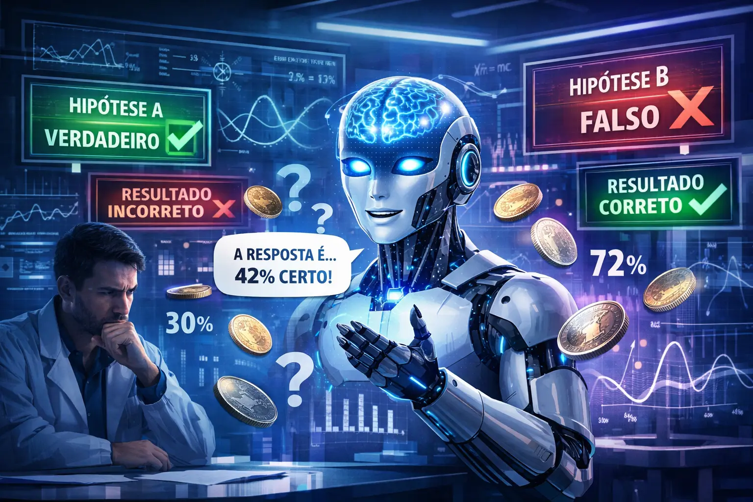 Estudo revela limites da IA: desempenho inconsistente e baixa precisão em análises científicas