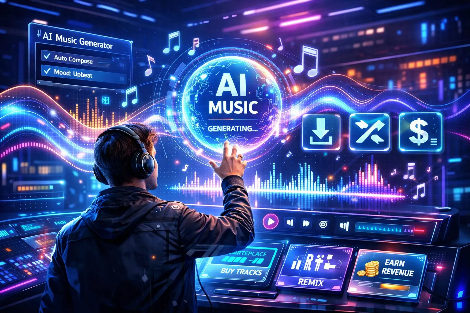 ElevenLabs lança plataforma para criar e lucrar com músicas geradas por IA