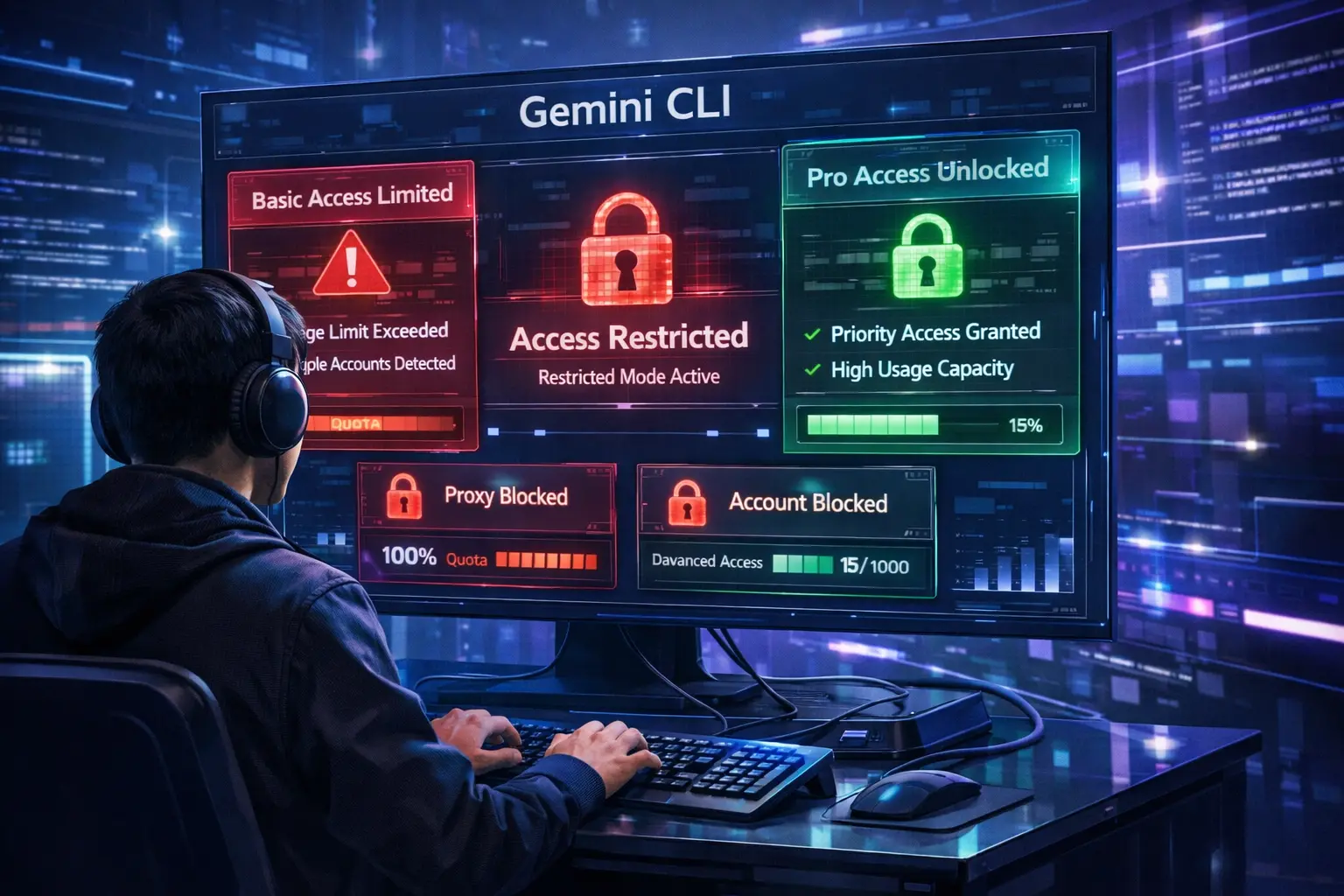 Google impõe restrições aos usuários gratuitos do Gemini CLI, fim do acesso ilimitado à IA de alto desempenho