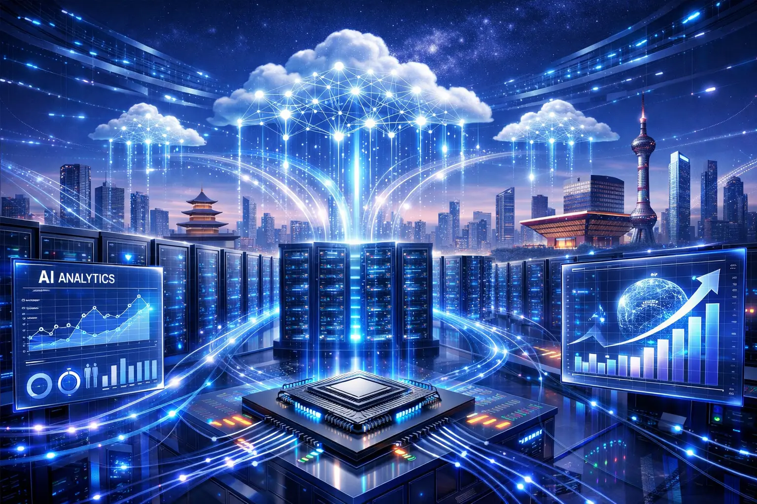 Alibaba visa US$ 100 bilhões em receita com IA e nuvem nos próximos 5 anos, impulsionada por crescimento e inovação tecnológica