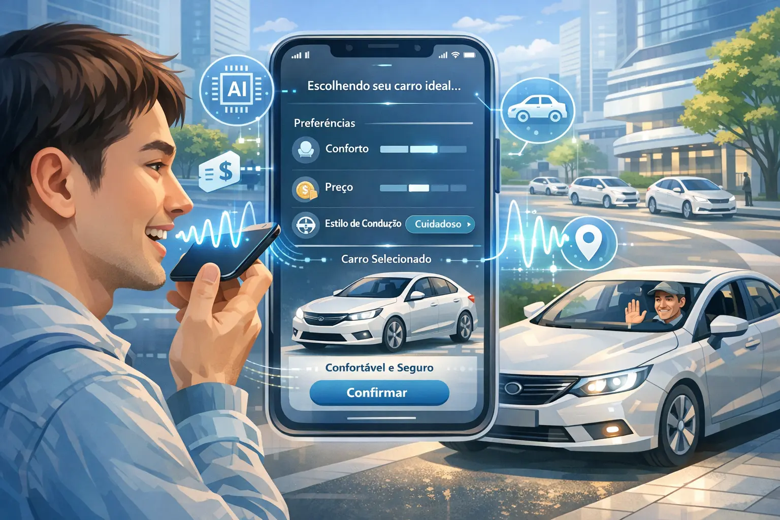 Qwen revoluciona transporte com IA: peça um carro com comandos naturais e totalmente personalizados