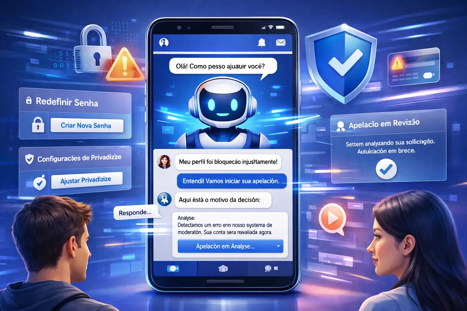 Meta lança assistente de IA que resolve problemas no Facebook e Instagram em segundos