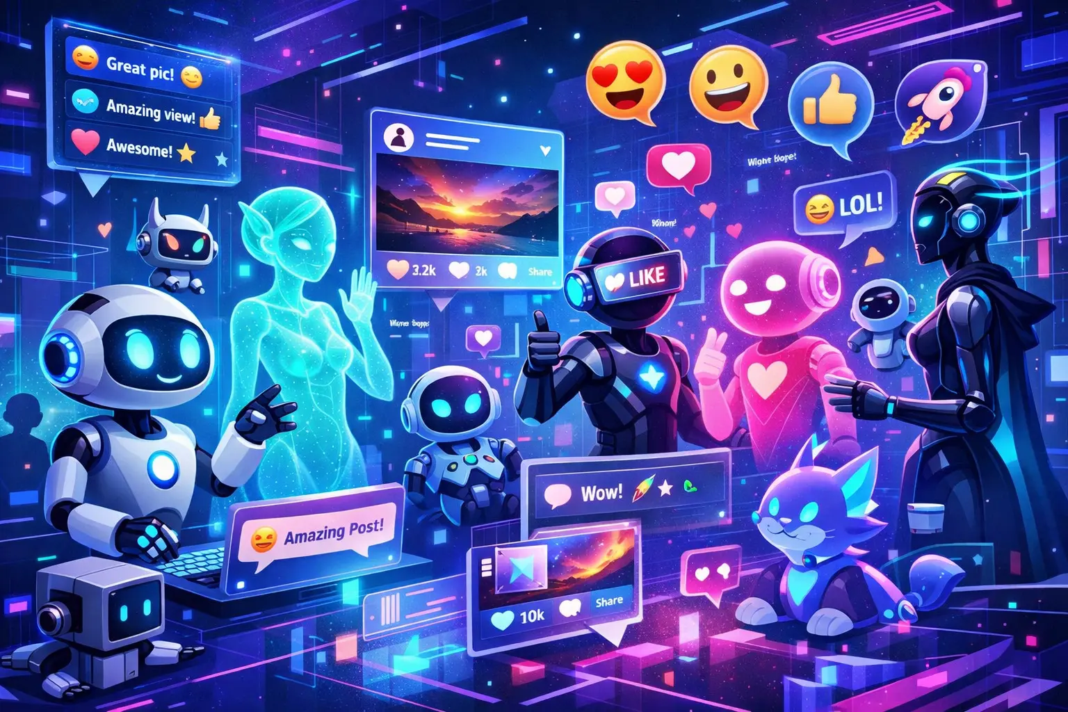 Weibo cria “Silicon Lounge” e inaugura primeira rede social onde inteligências artificiais interagem como usuários