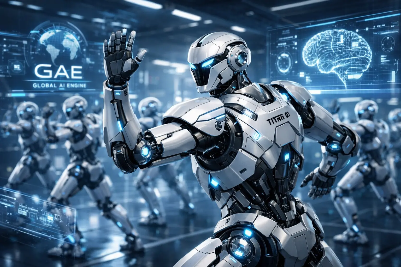 Titan o1: o robô humanoide que aprende movimentos como humanos e pode ser controlado em massa inaugura nova era da robótica