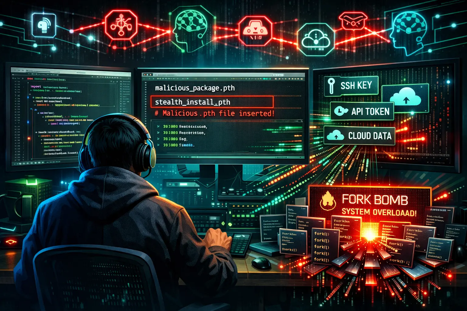 Ataque sofisticado compromete biblioteca litellm e expõe milhares de projetos de IA a roubo de credenciais