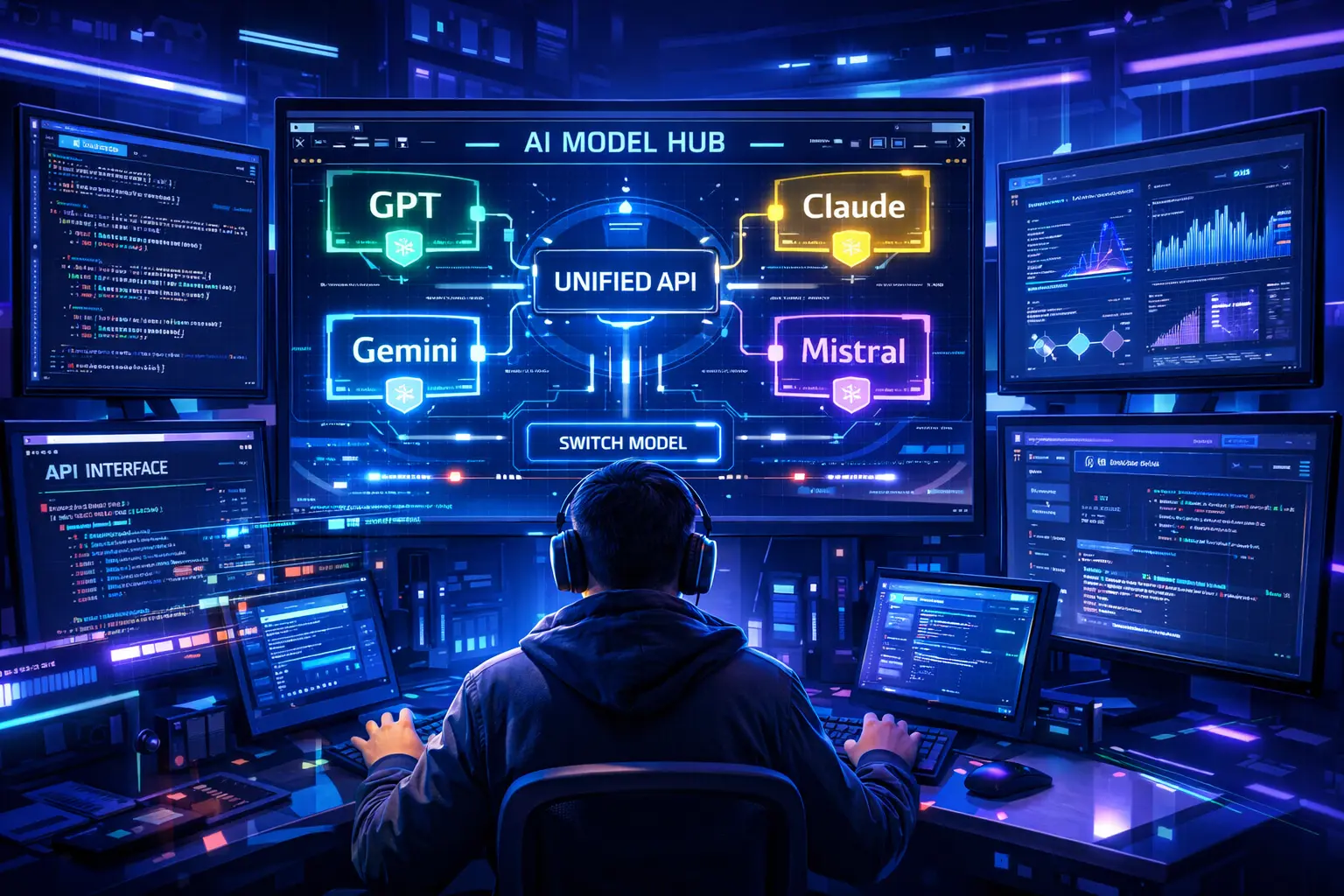 Uma única API para acessar mais de 500 modelos de IA e simplificar seu fluxo de trabalho