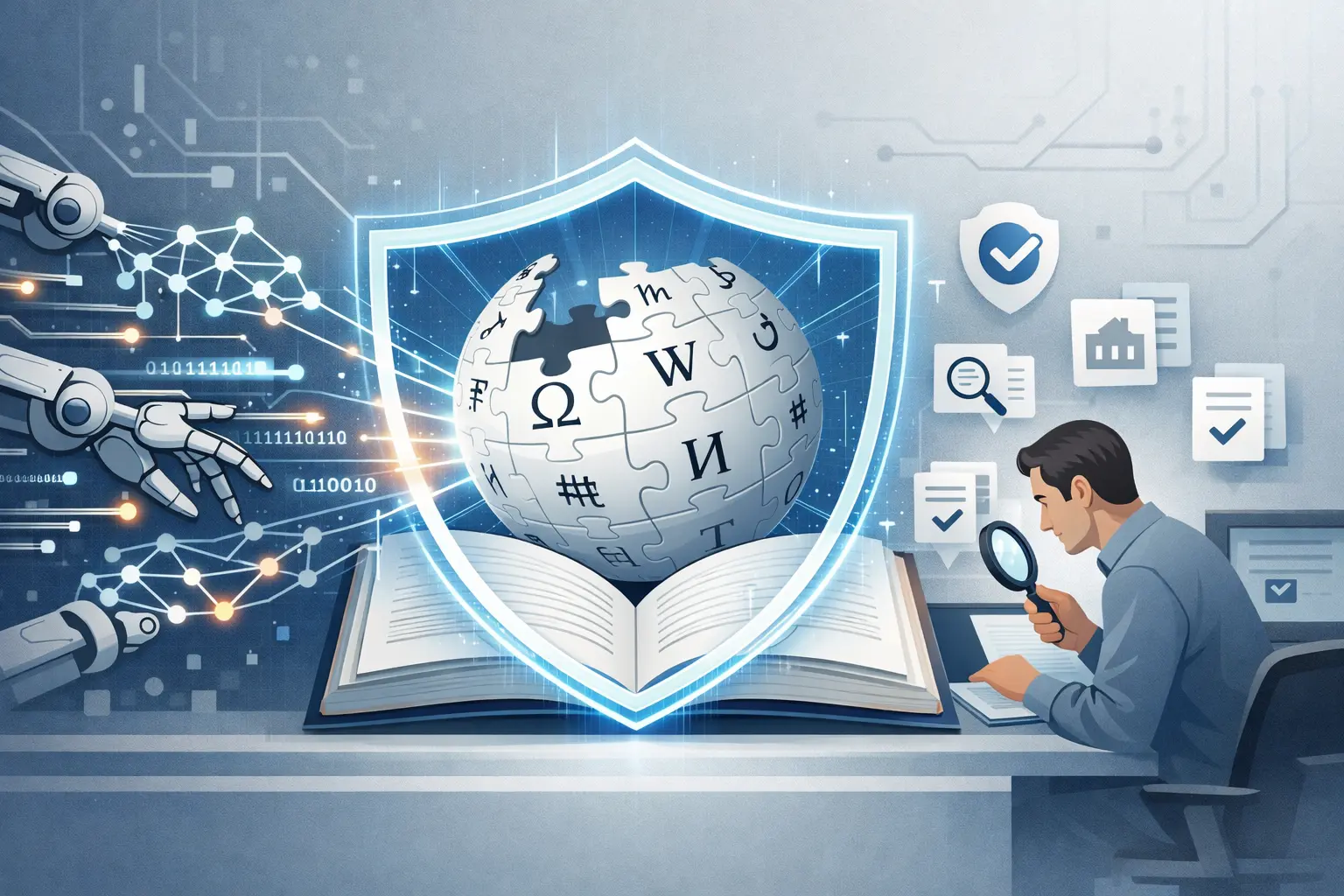 Wikipédia endurece regras e proíbe uso de IA para criar conteúdos, reforçando compromisso com a confiabilidade