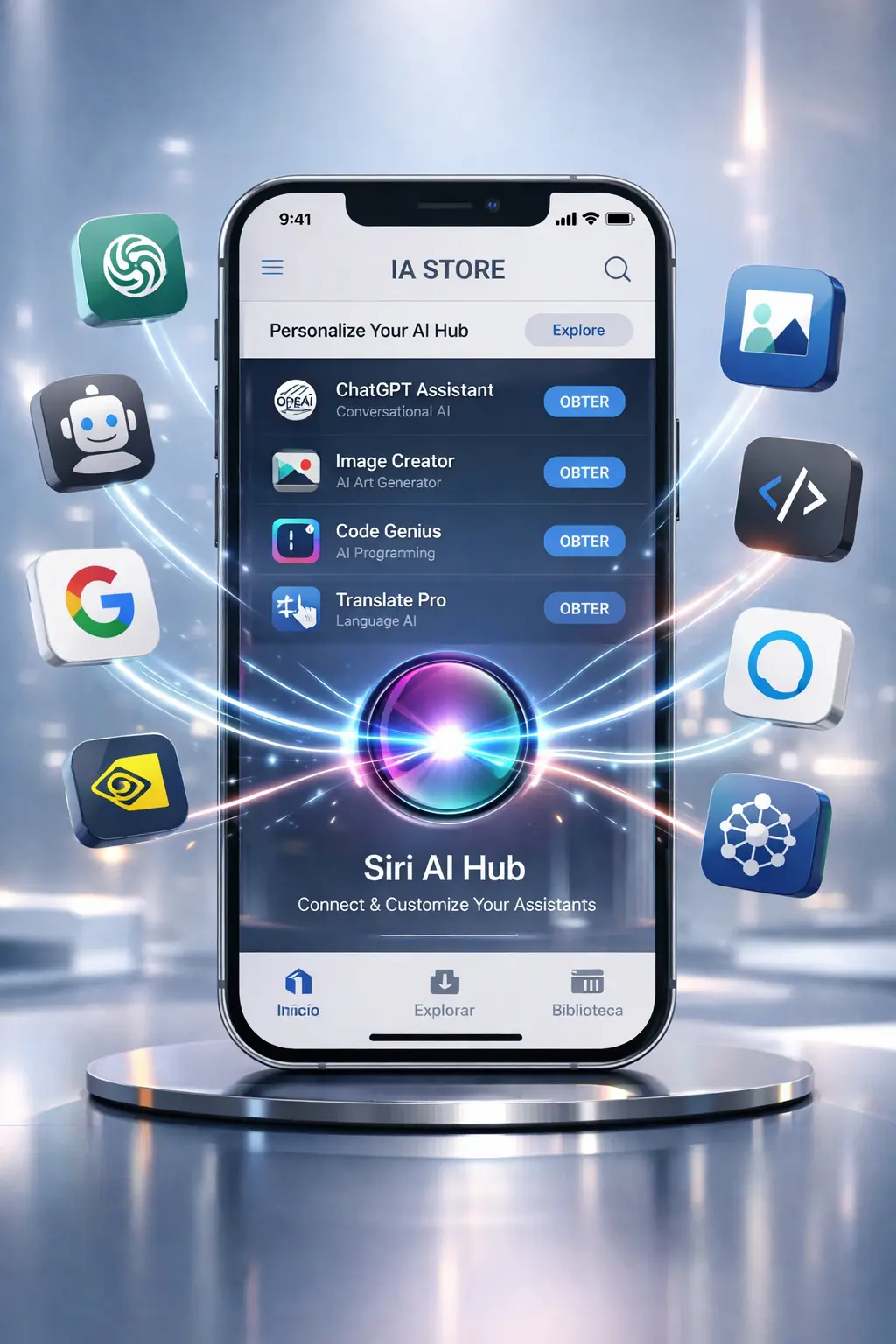 Apple prepara “loja de IA” no iPhone e pode integrar Gemini no iOS 27 para transformar o Siri em hub de assistentes inteligentes